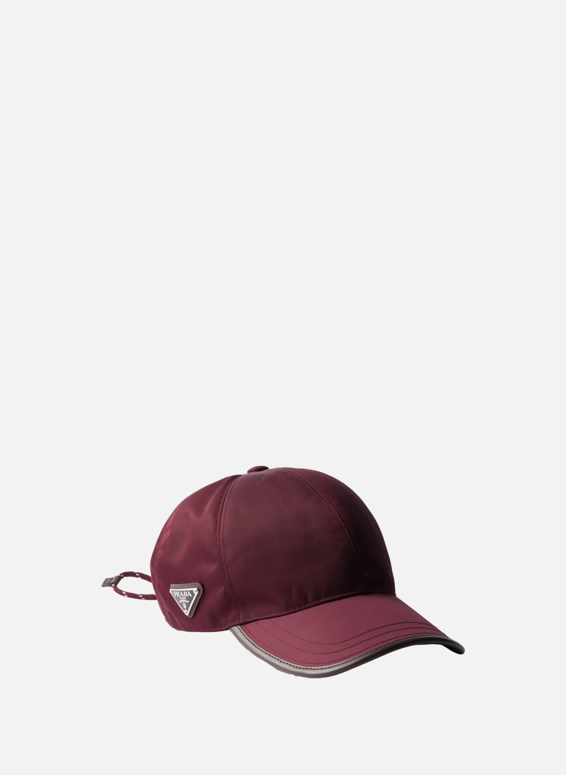Casquette de baseball prada speedrock en re-nylon PRADA Rouge