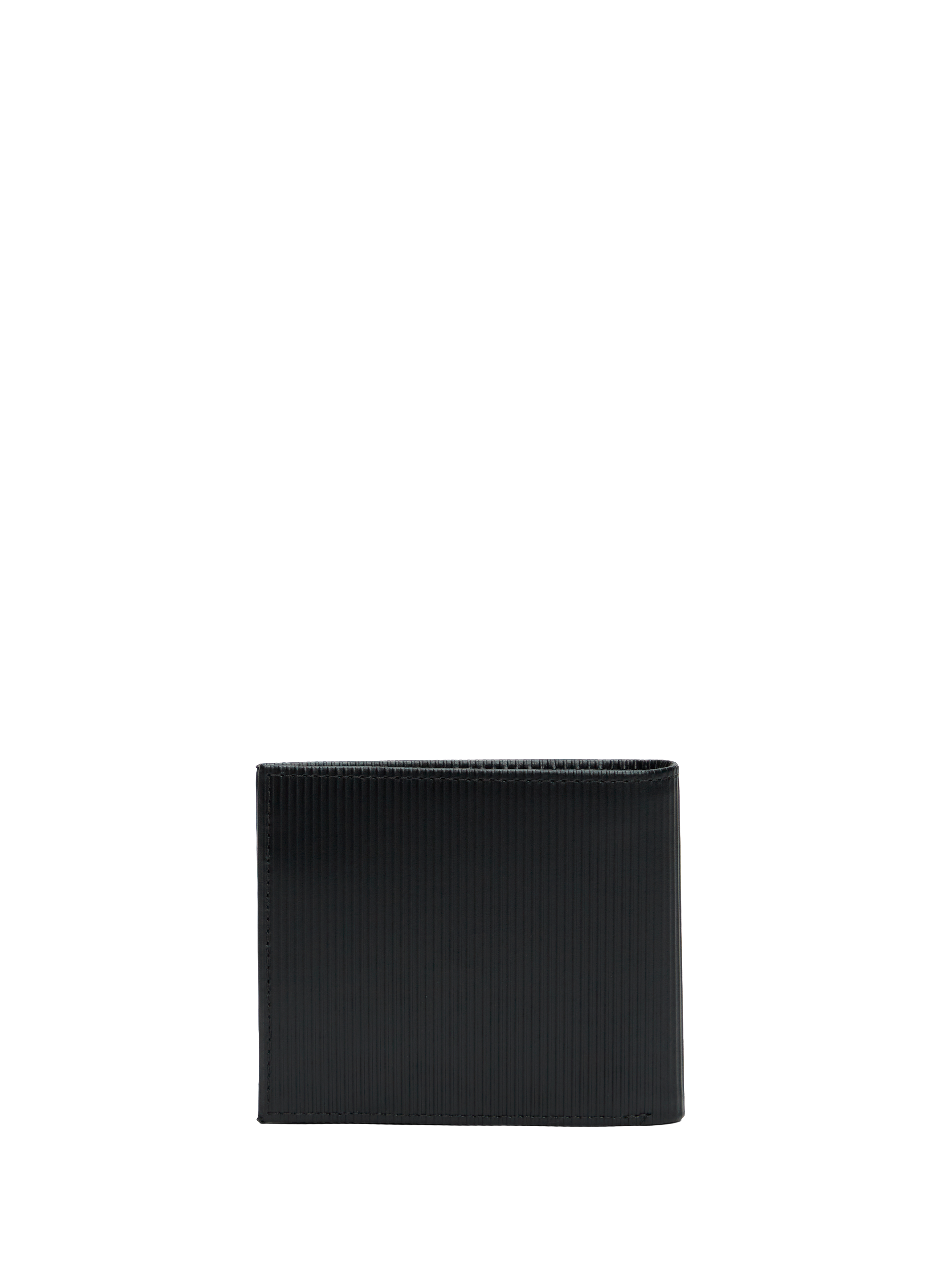 Portefeuille en cuir de vache TOMMY HILFIGER Noir