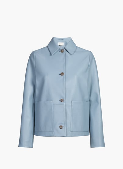 Veste en daim marron | Silbon Français Veste en daim marron | Silbon Français