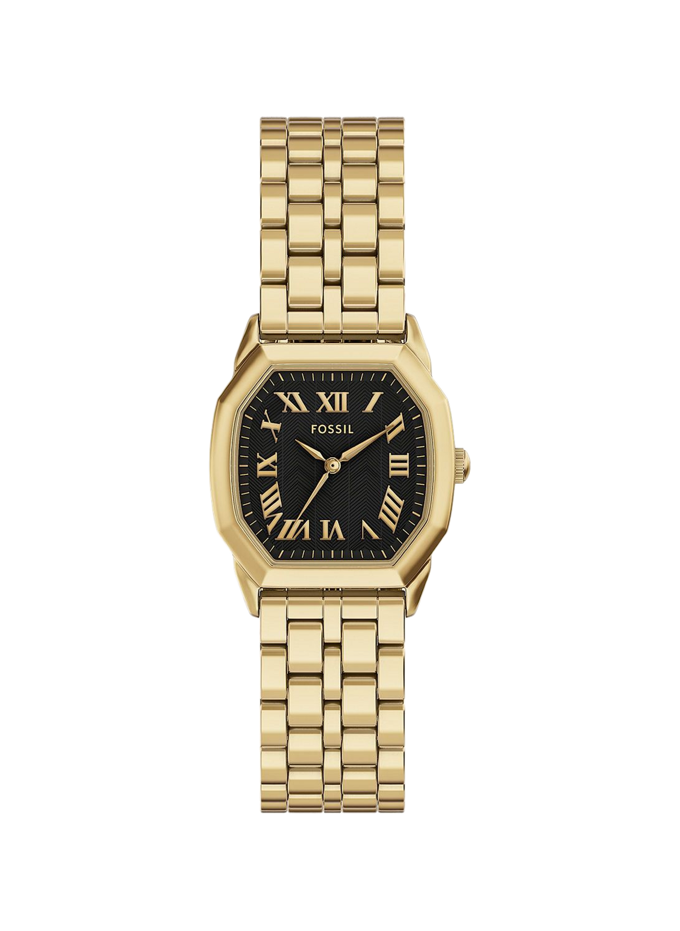 Montre quartz en acier inoxydable FOSSIL Noir