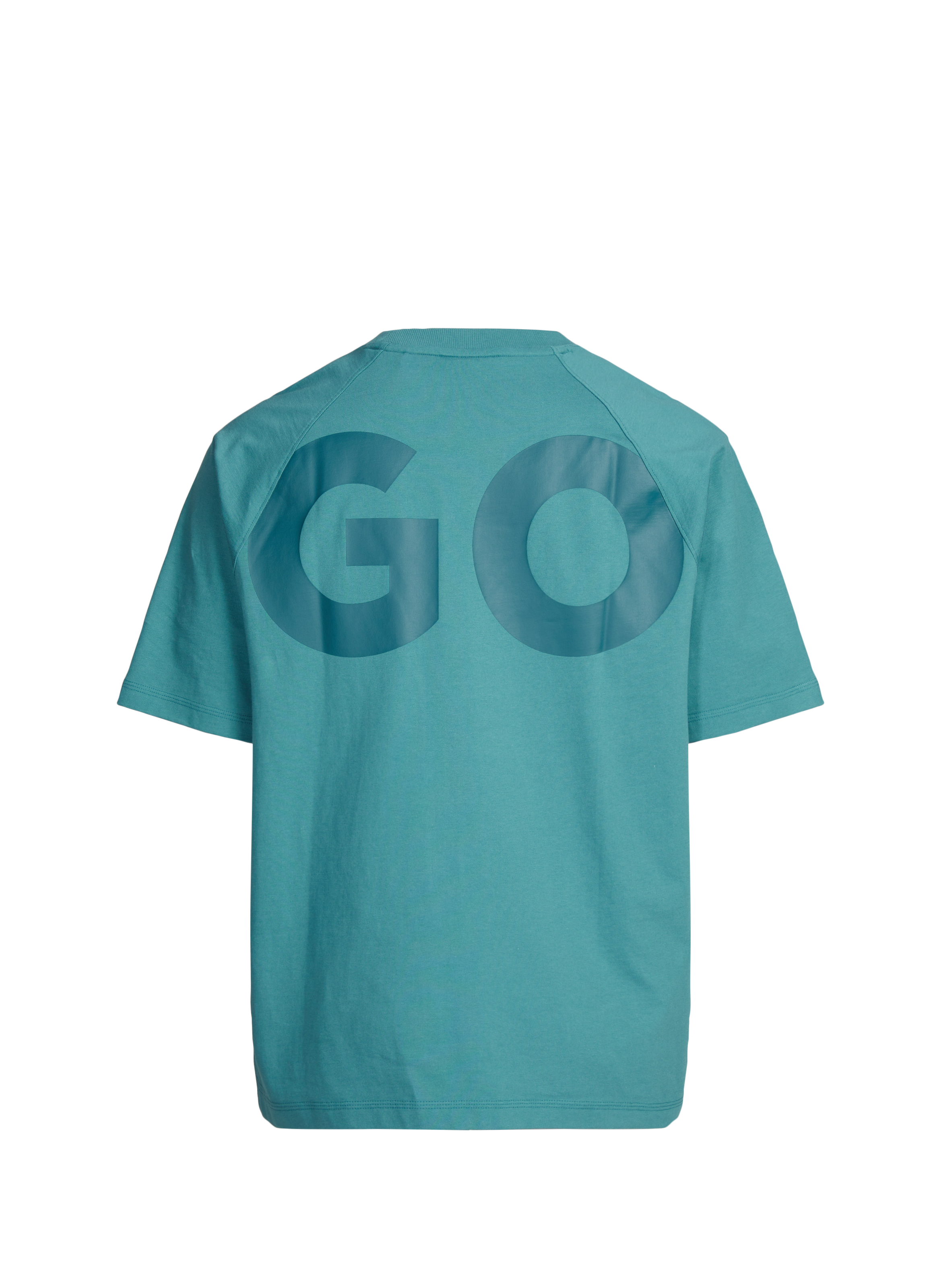 Cotton round-neck T-shirt HUGO BLUE Blue