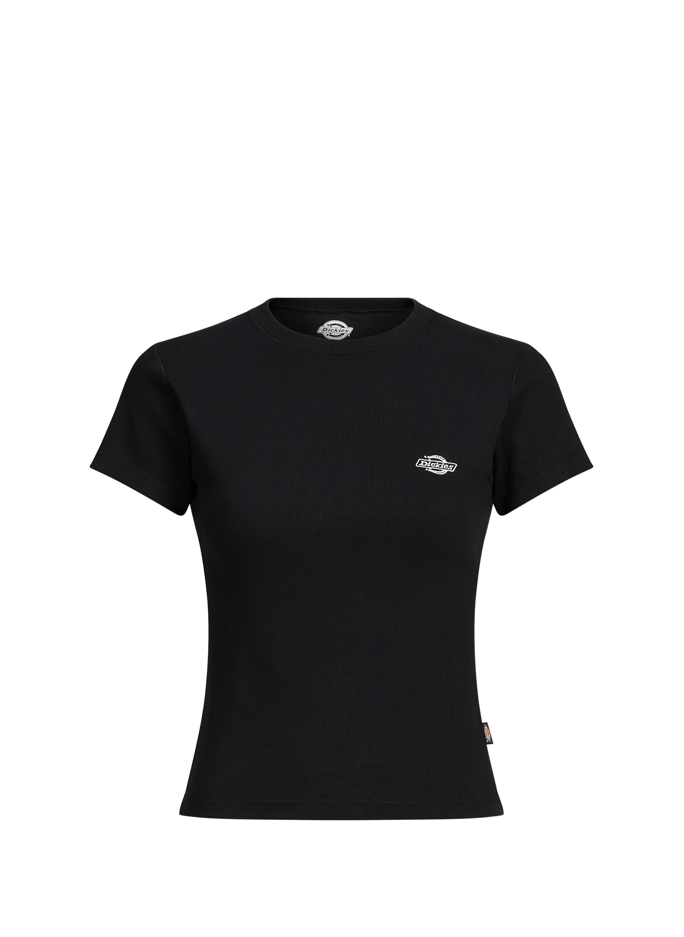 Cropped cotton-blend T-shirt DICKIES Black