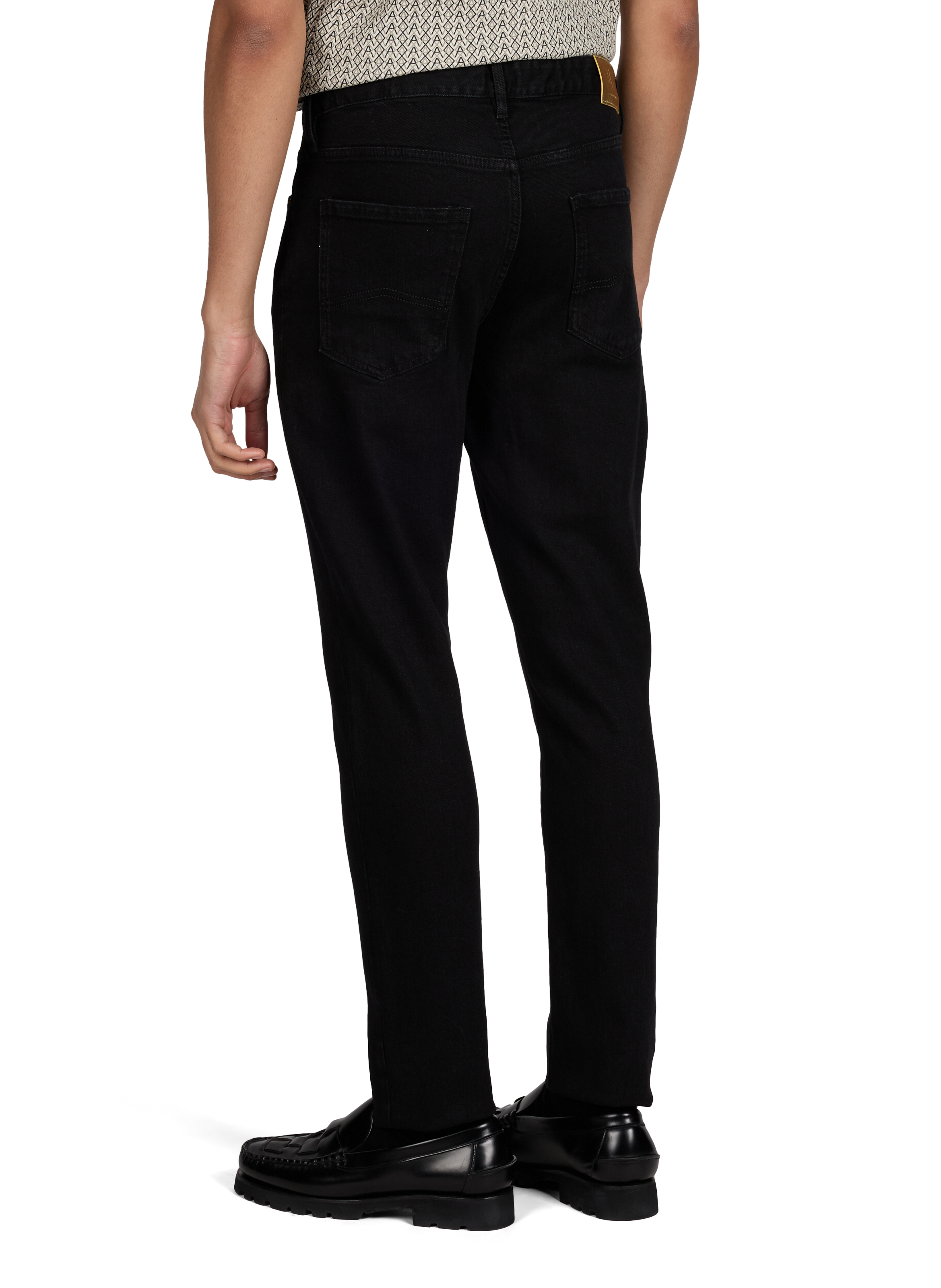 Jean slim en coton mélangé ARMANI EXCHANGE Noir