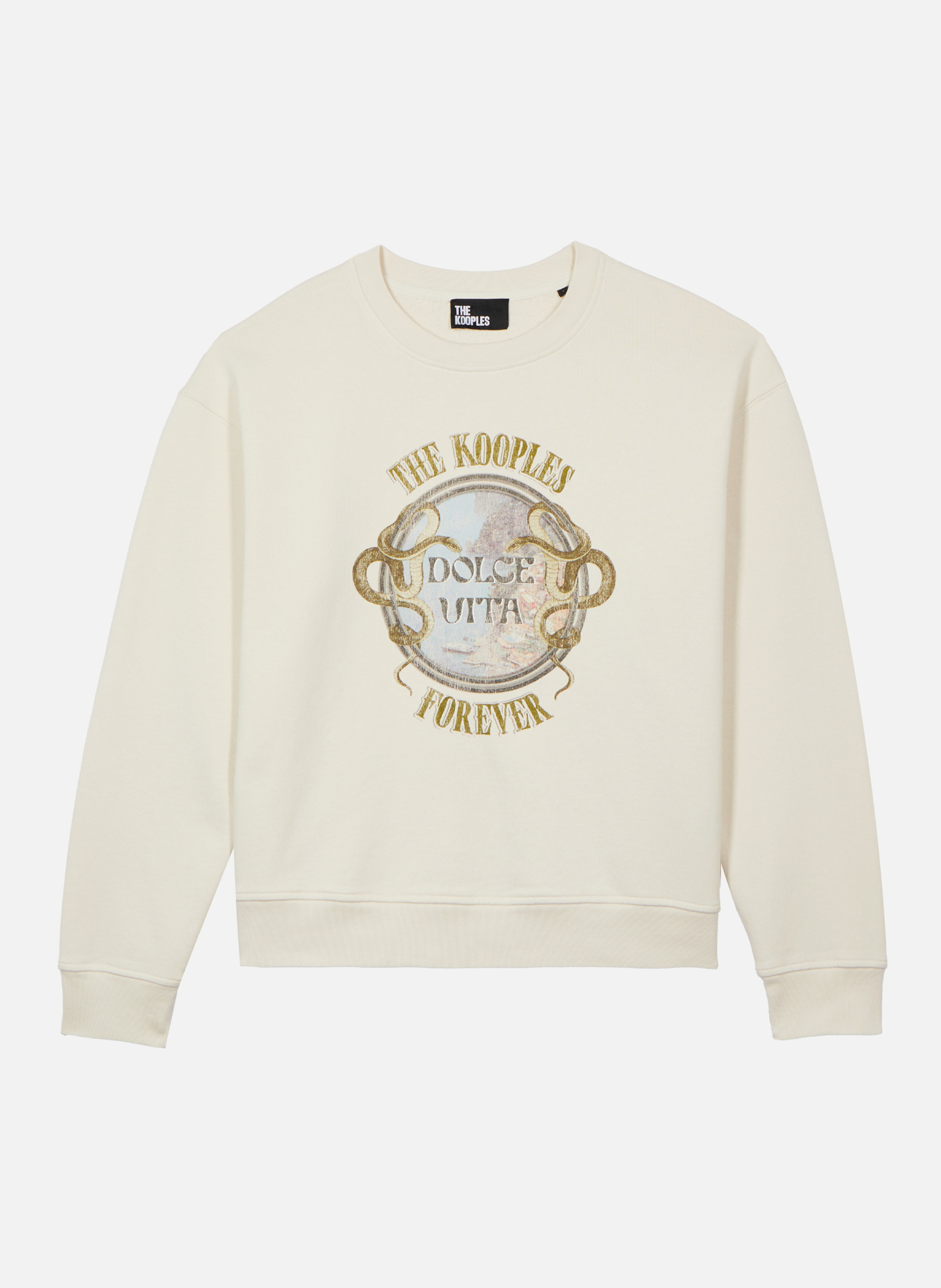 Sweatshirt avec sérigraphie THE KOOPLES Beige
