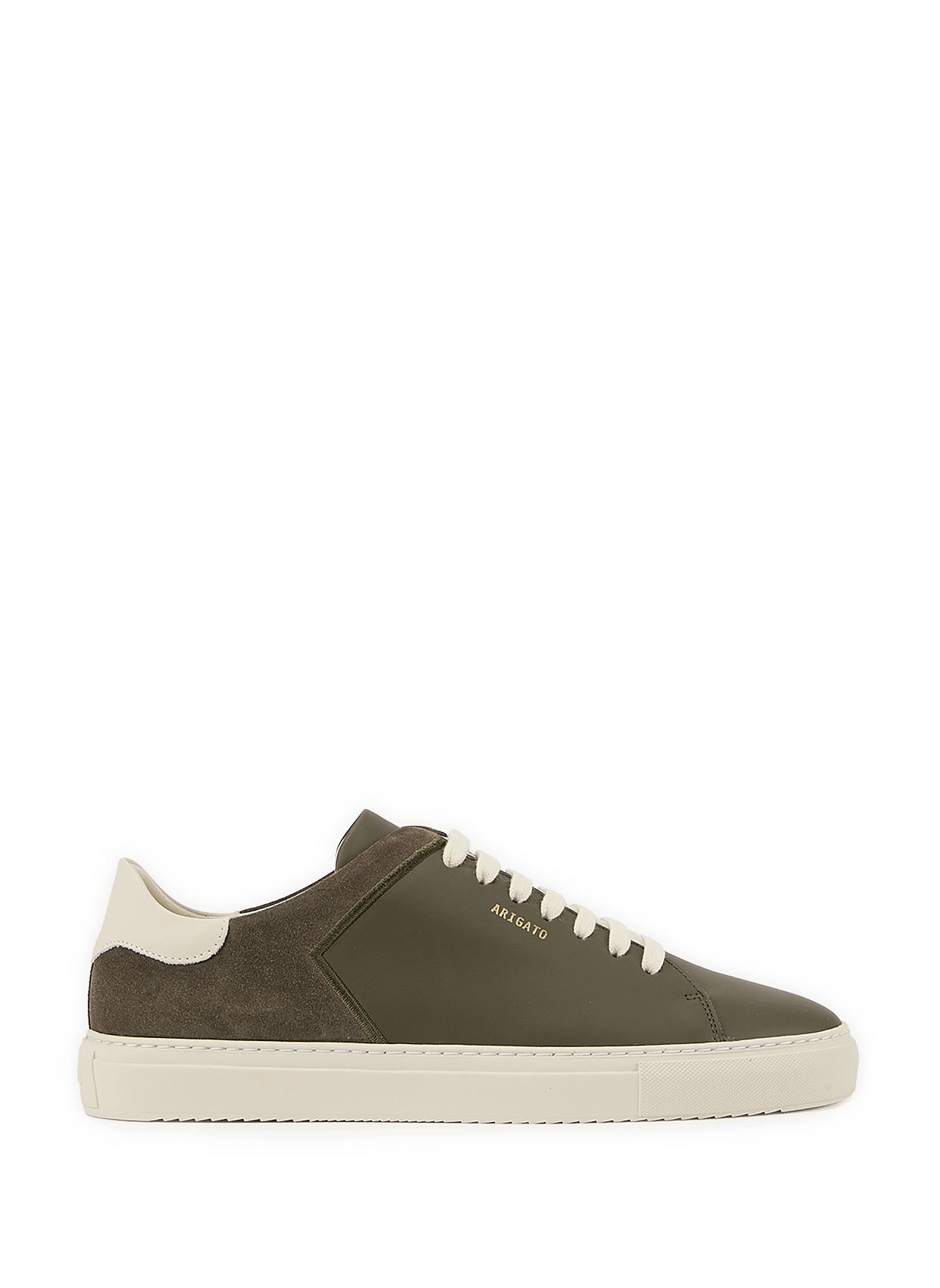 Clean 90 Split mixed leather sneakers AXEL ARIGATO Green