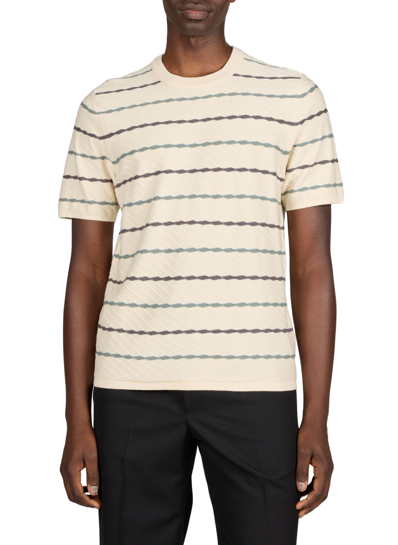 T-shirt à rayures PAUL SMITH Blanc