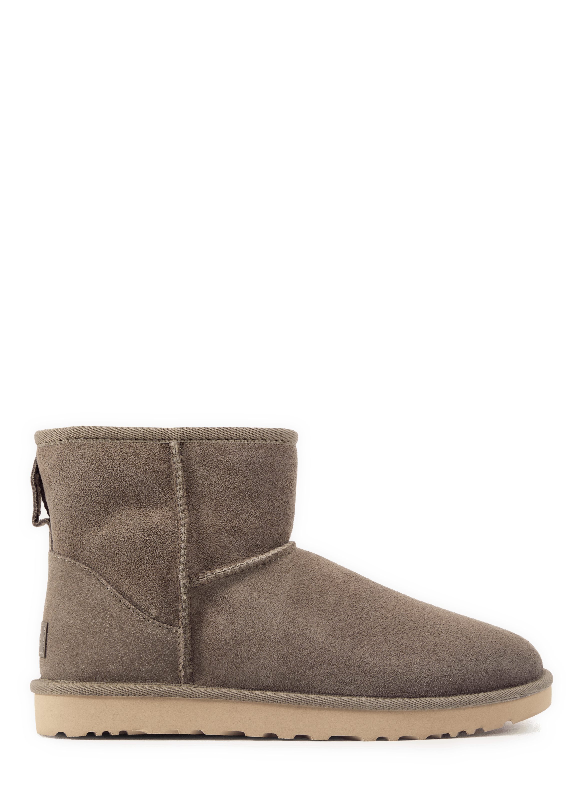 Bottines Classic Mini en cuir UGG Gris