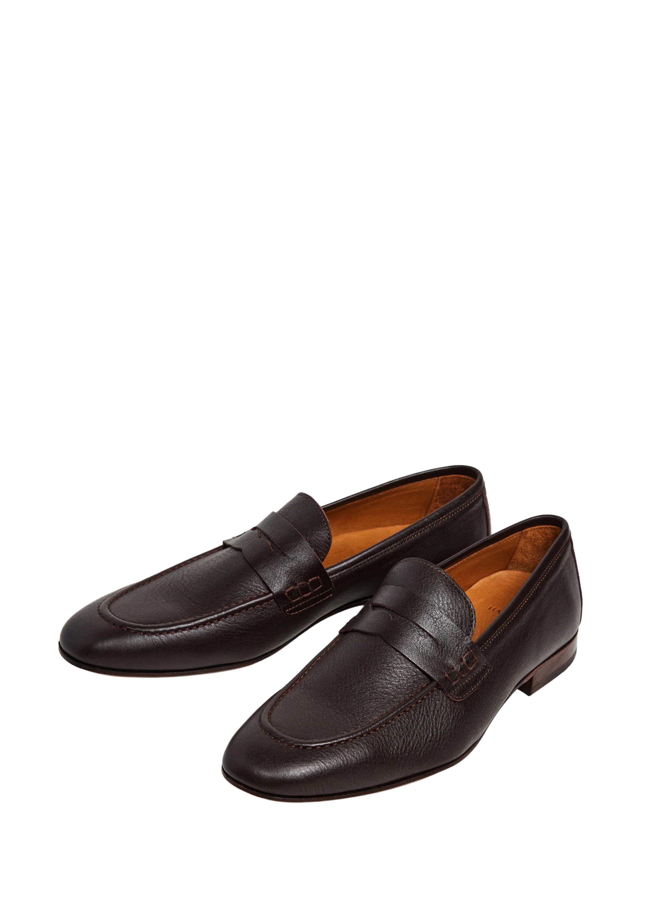 Mocassins en cuir HACKETT Marron