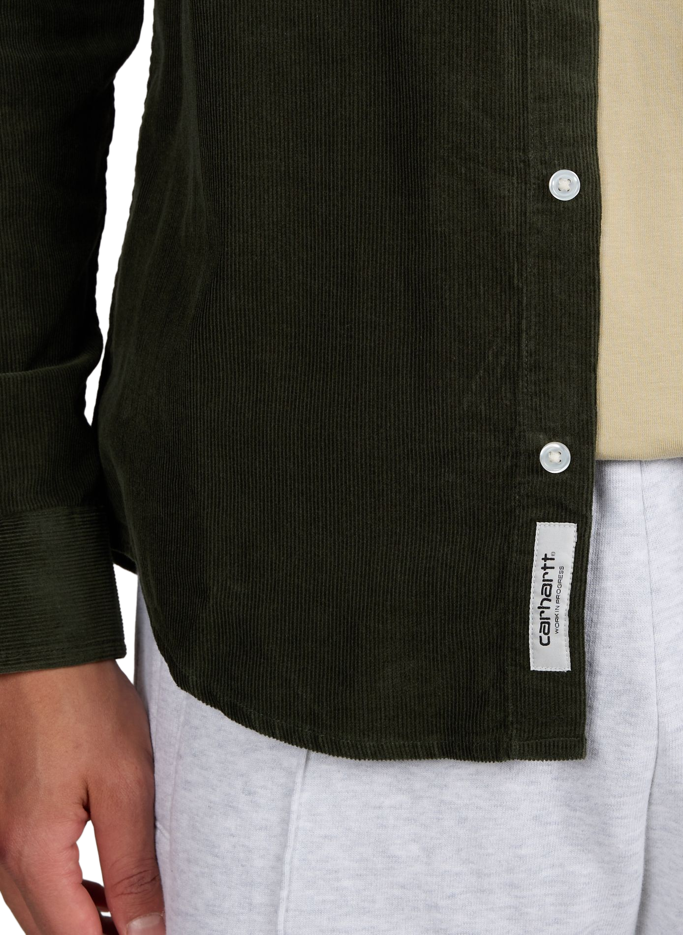 Camisa recta de pana CARHARTT WIP Verde