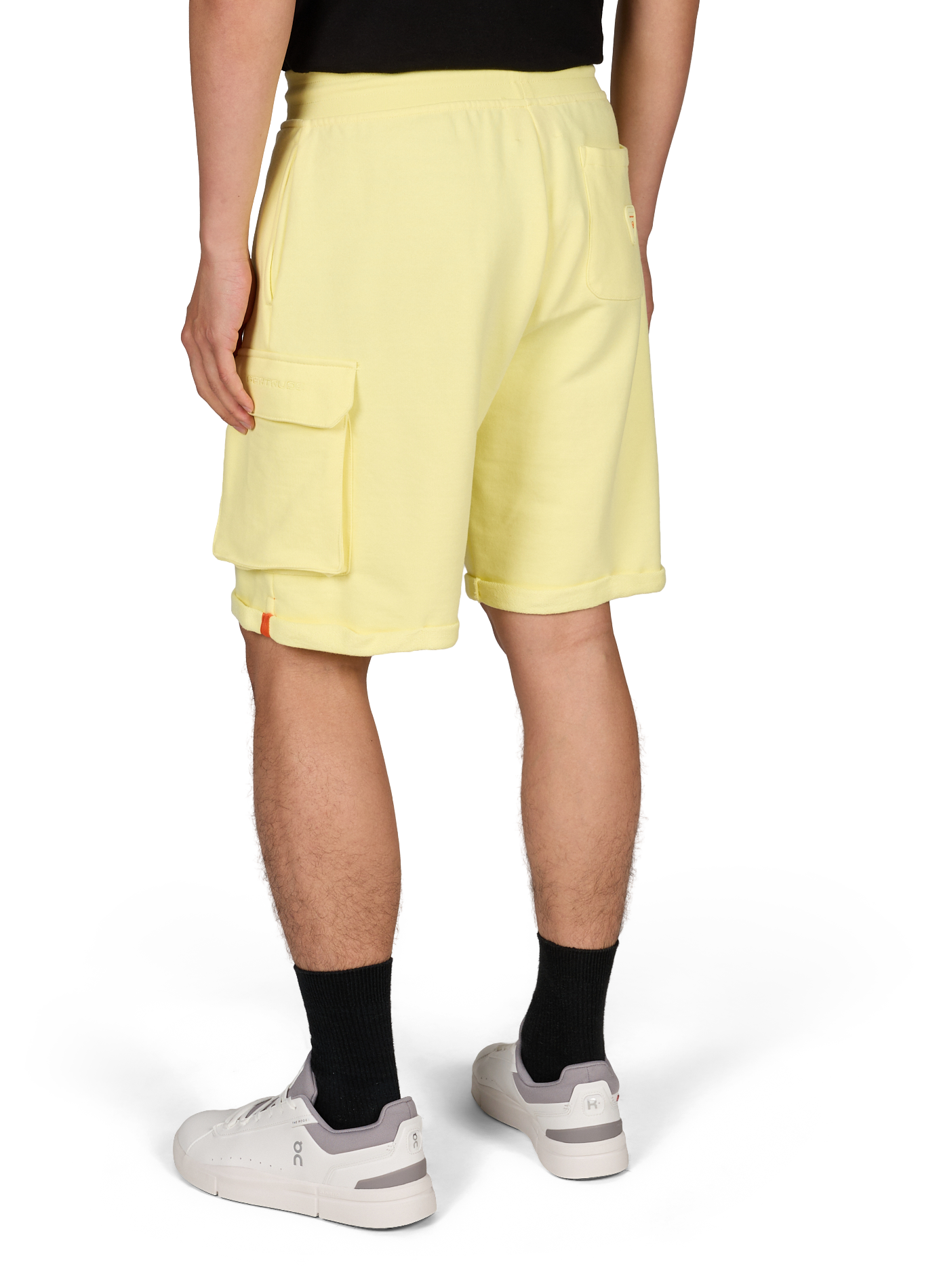 Short cargo in cotton GERTRUDE ET GASTON Yellow