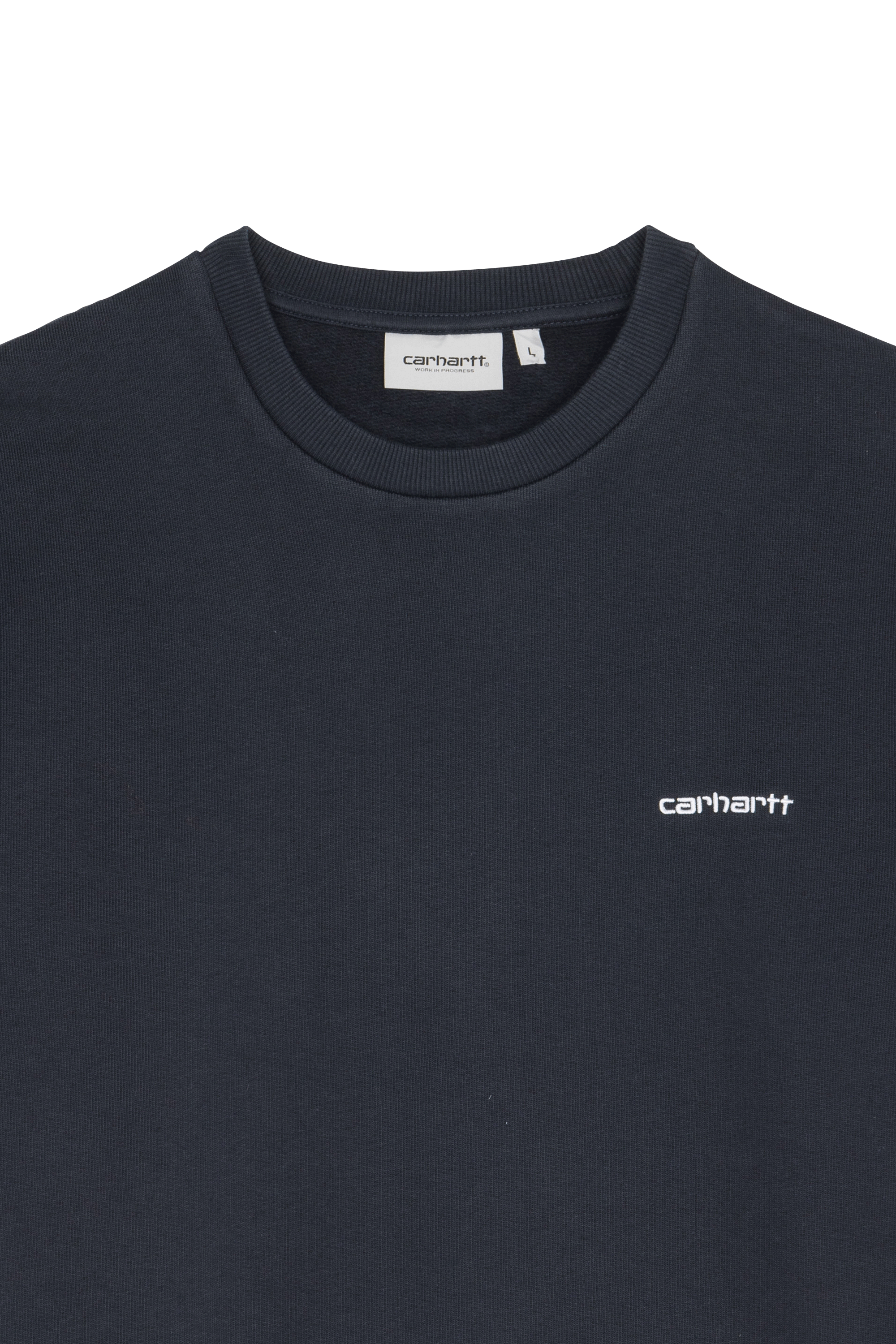 Sweatshirt script embroidery sweat CARHARTT WIP Bleu
