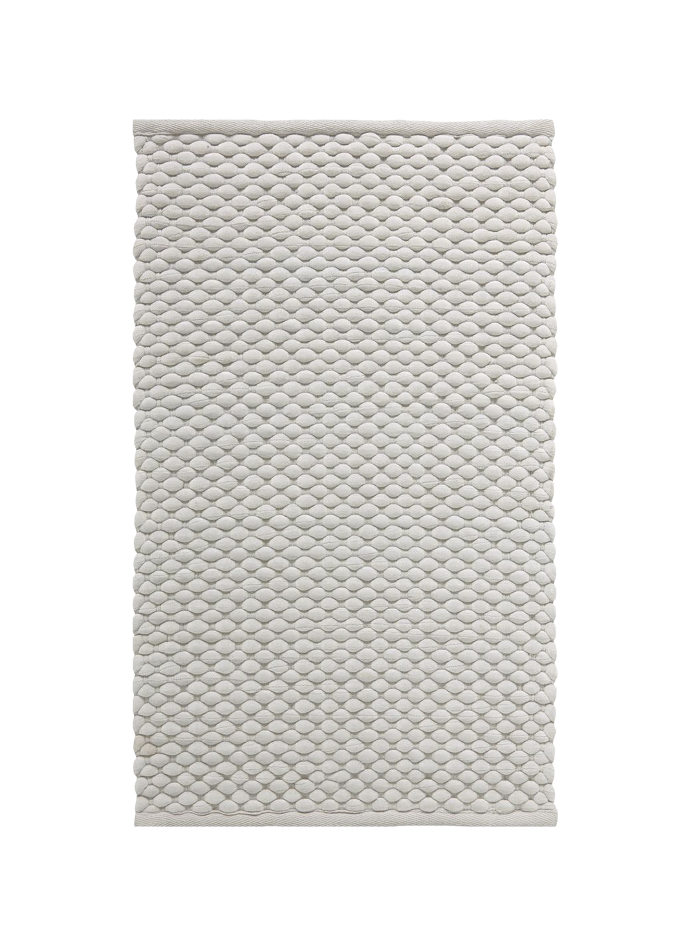 Alfombra de baño Maks de algodón mezclado AQUANOVA Plata