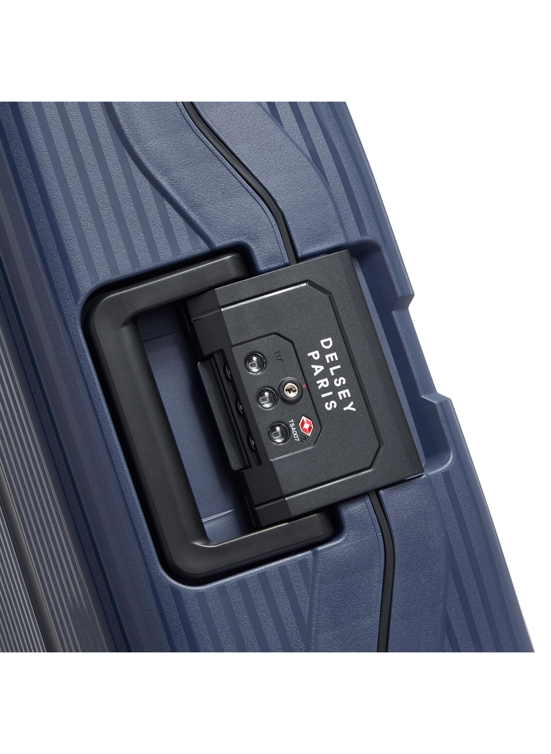 Valise cabine rigide taille s - color block hardside DELSEY PARIS Bleu