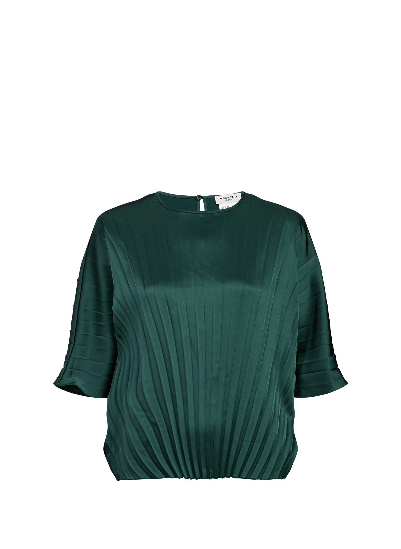 Top court satiné à plis  MAX MARA WEEK END Vert