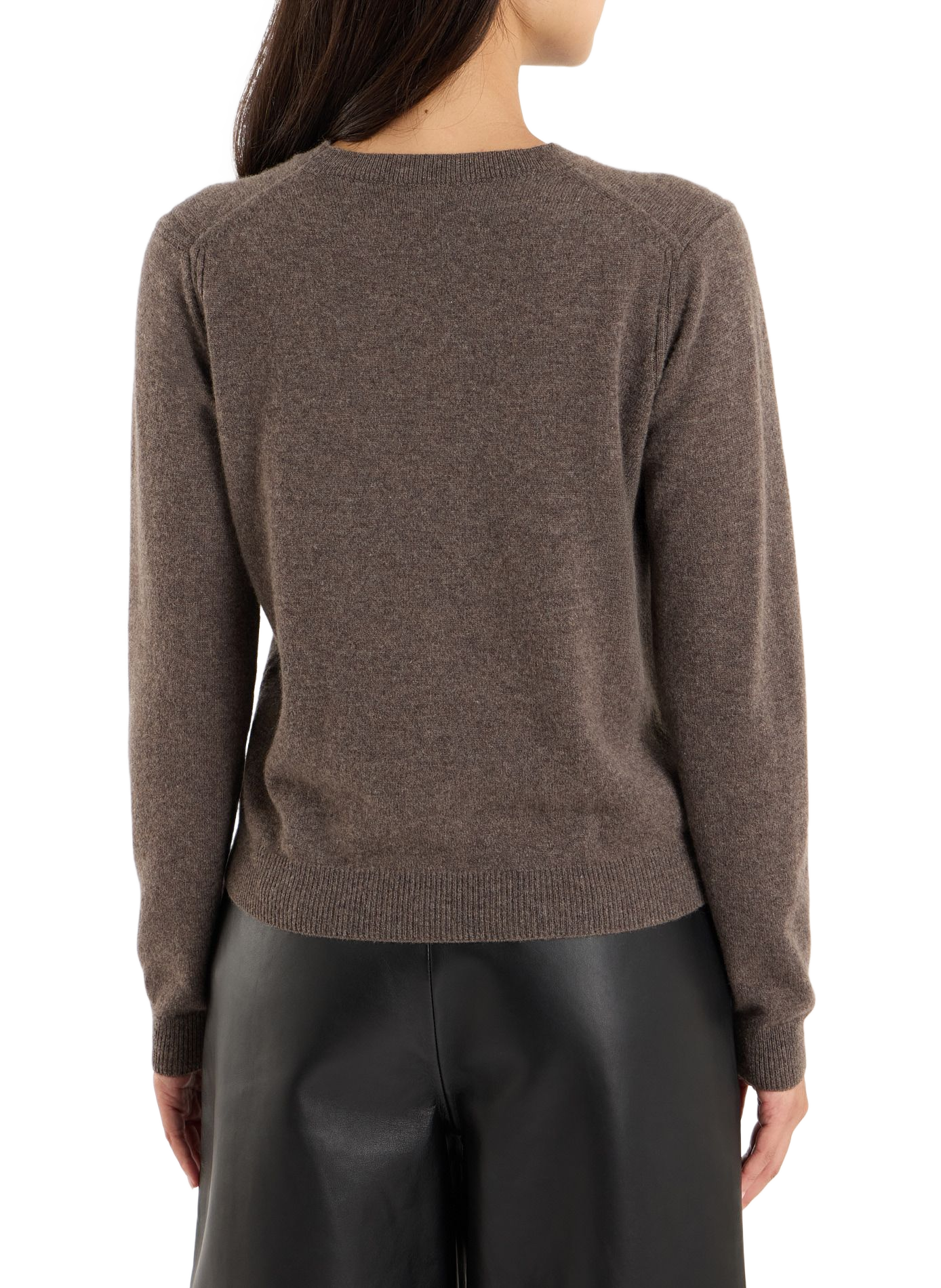 Straight cashmere sweater SAISON 1865 Brown