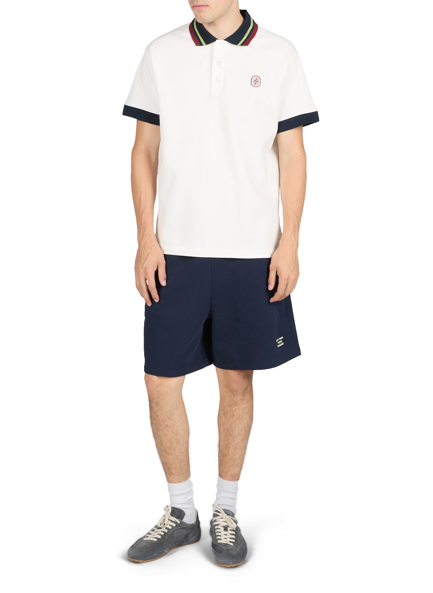Polo droit manches courtes DROLE DE MONSIEUR Blanc