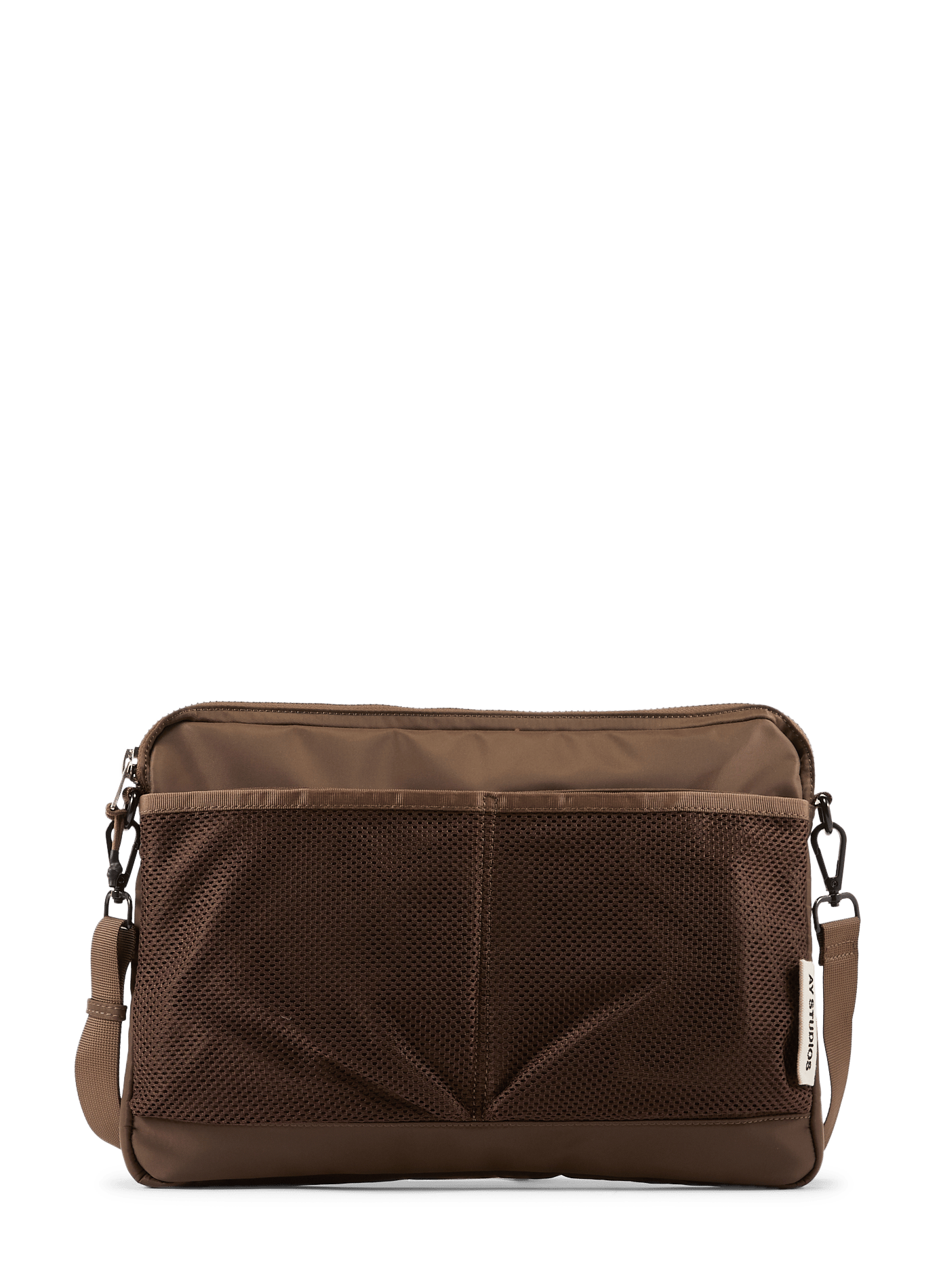 Shoulder computer bag AY STUDIOS Brown