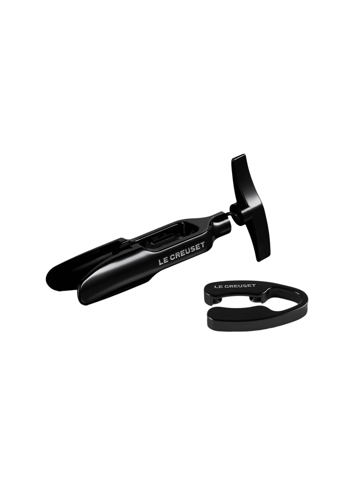 GS-190 Stopper Set and Sommelier Corkscrew LE CREUSET Black