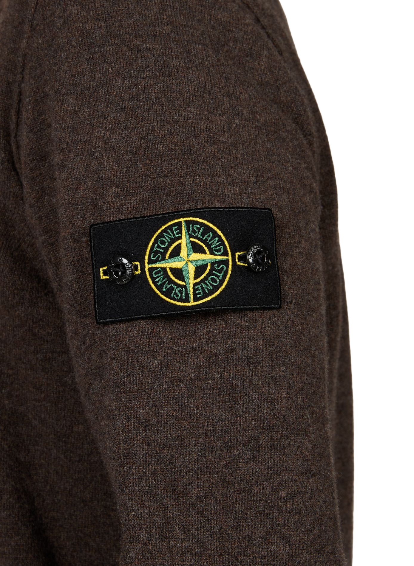 Gerade geschnittenes Polo aus reiner Schurwolle STONE ISLAND Grau