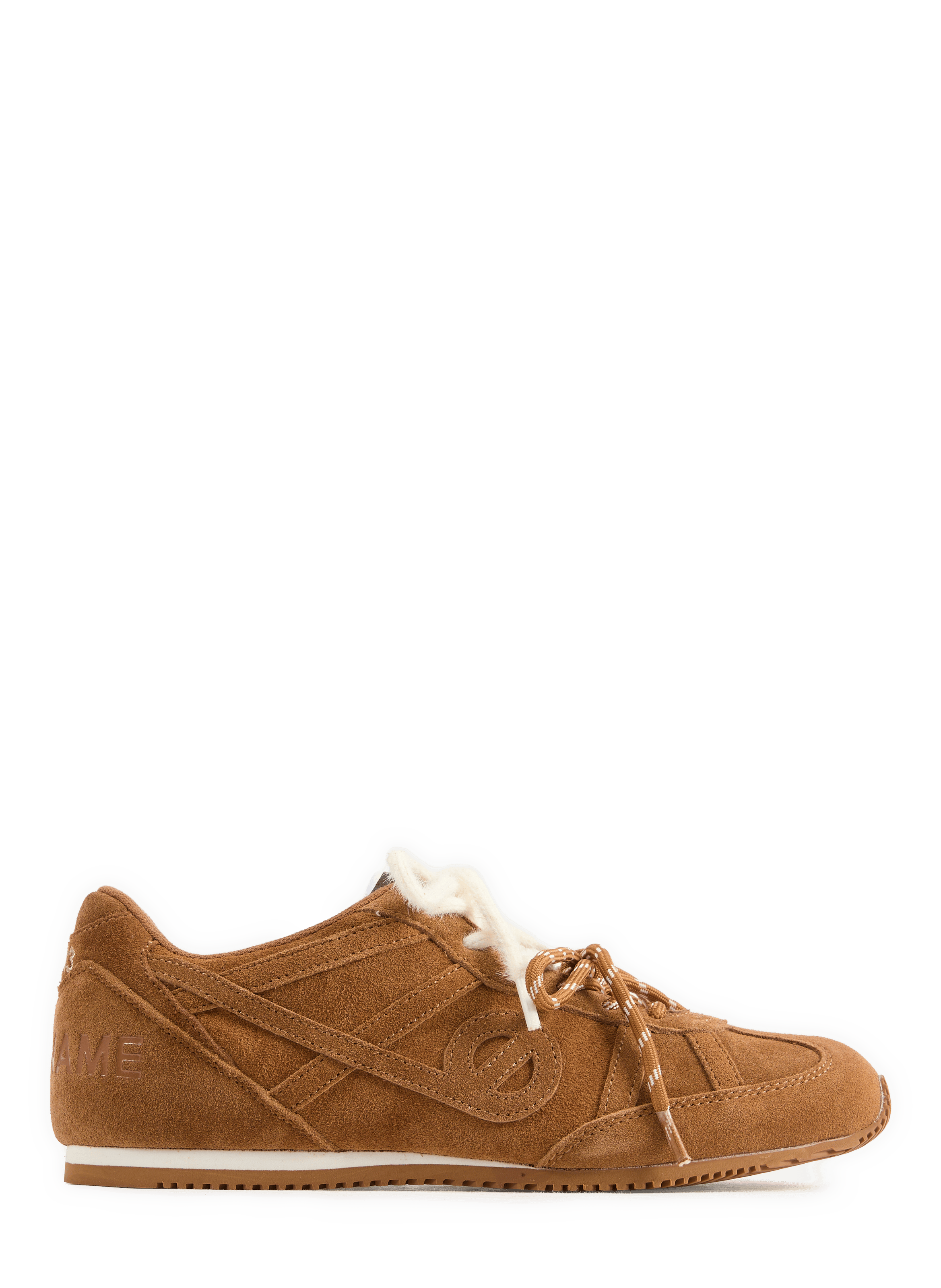 Low-top leather sneakers NO NAME Brown