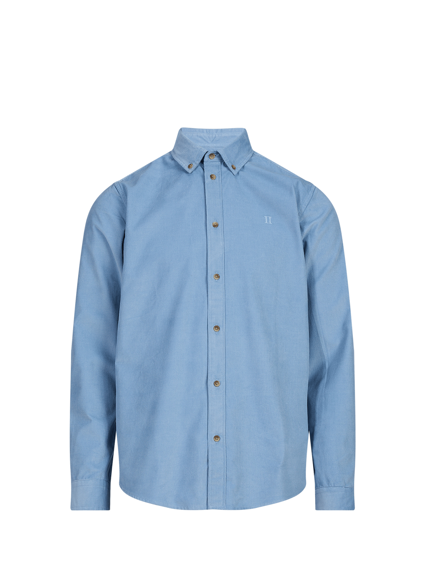 Gerade geknöpftes Hemd uni LES DEUX Blau