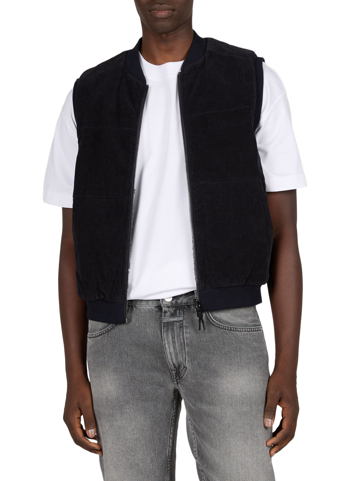 Oversized reversible cotton and linen jacket BELLEROSE Blue