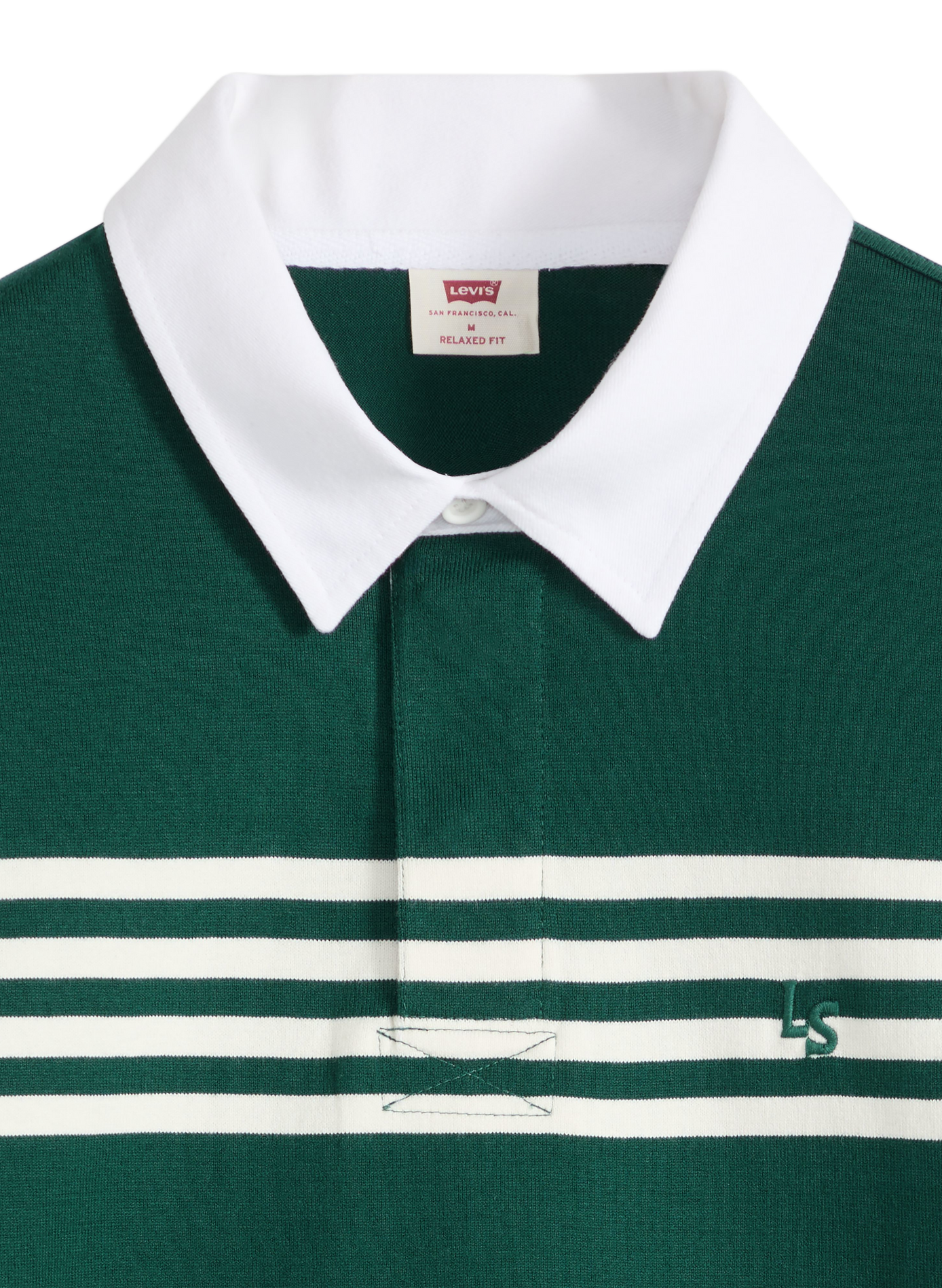 Langarm-Poloshirt aus Baumwolle LEVI'S Grun