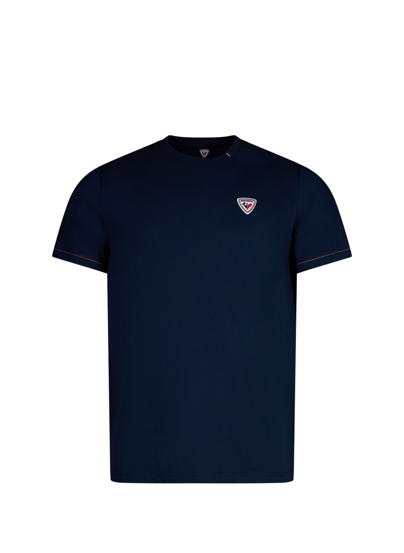 T-shirt droit col rond en coton ROSSIGNOL Blau
