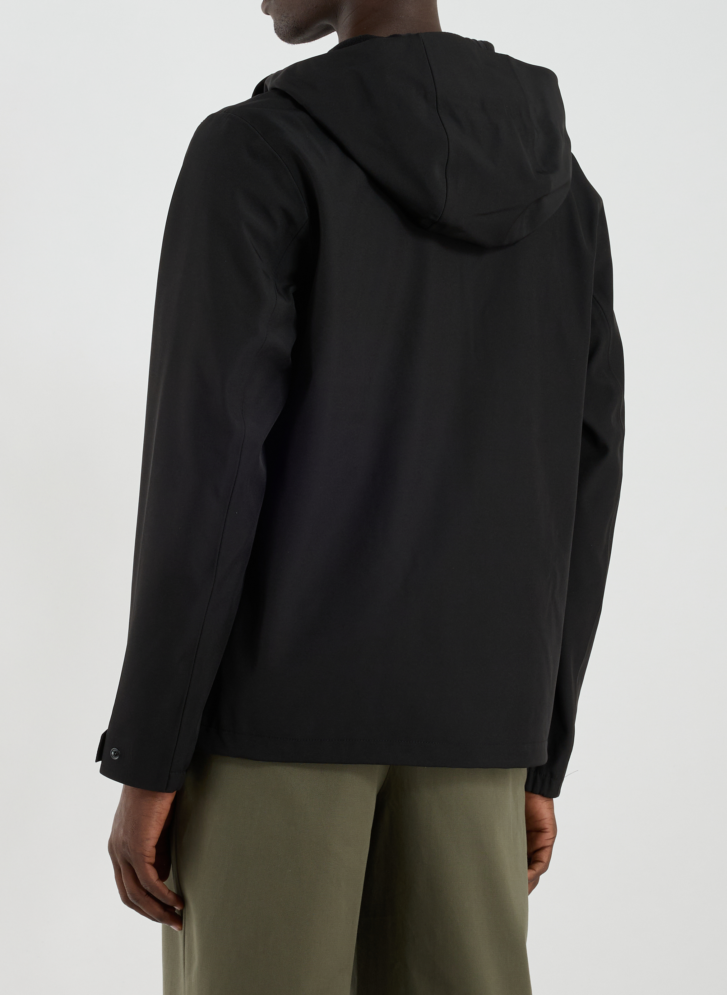 Einheitskapuzenpulli RAINS Schwarz