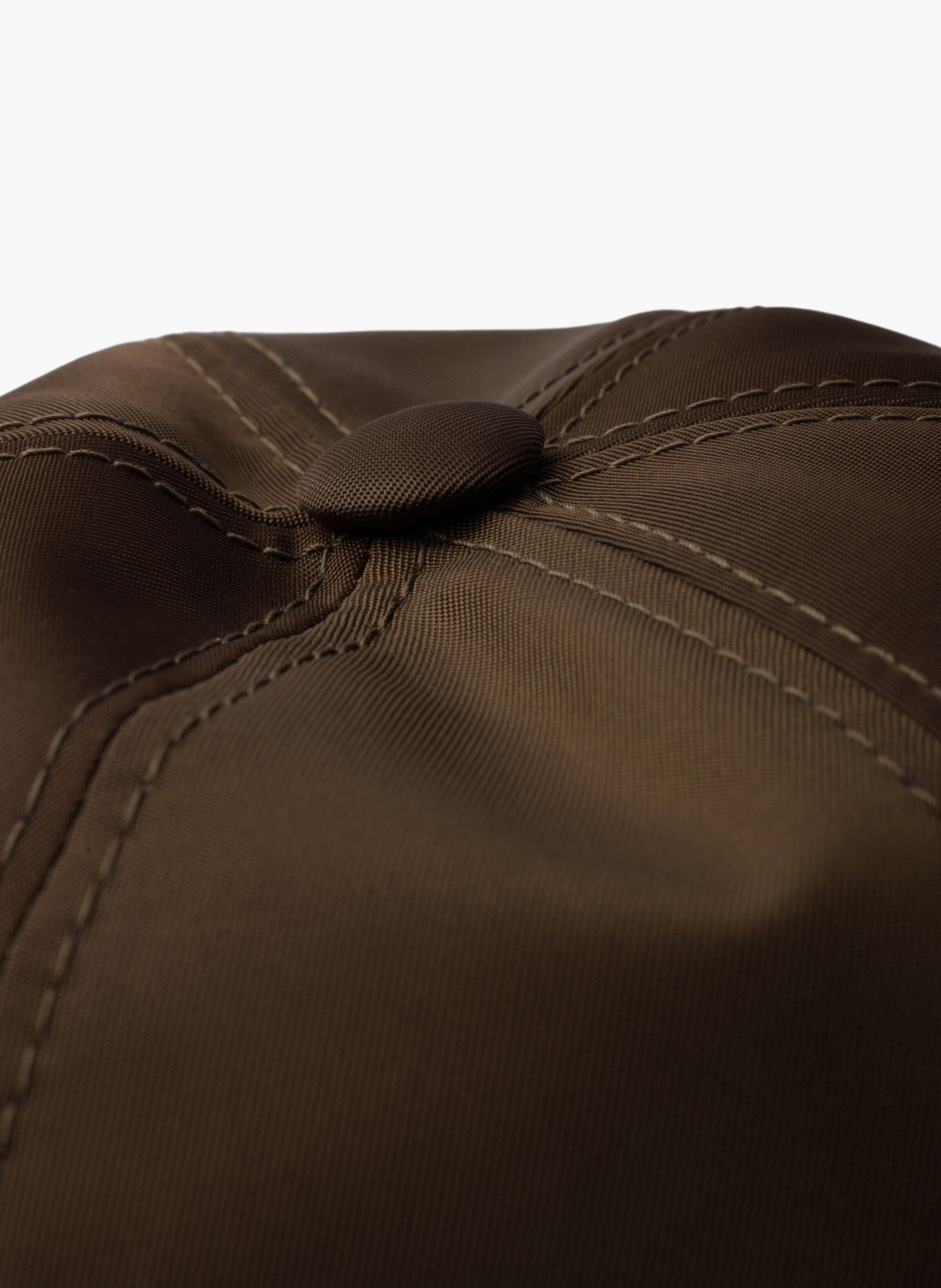 Casquette de baseball en re-nylon PRADA Marron