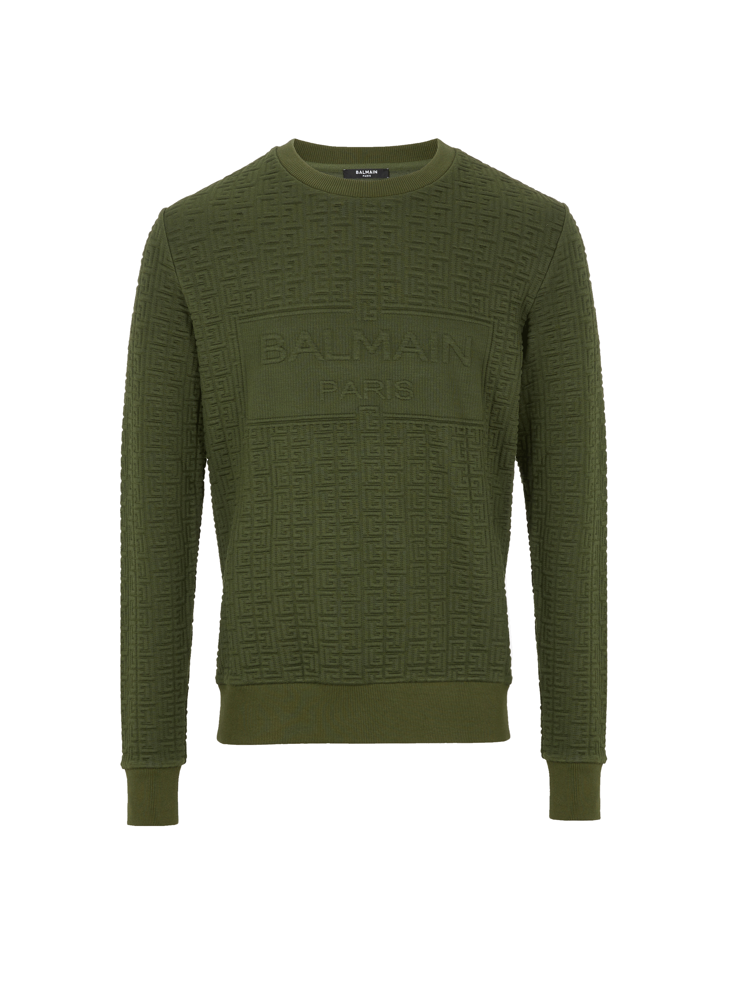 Sweatshirt Monogramme texturé Balmain