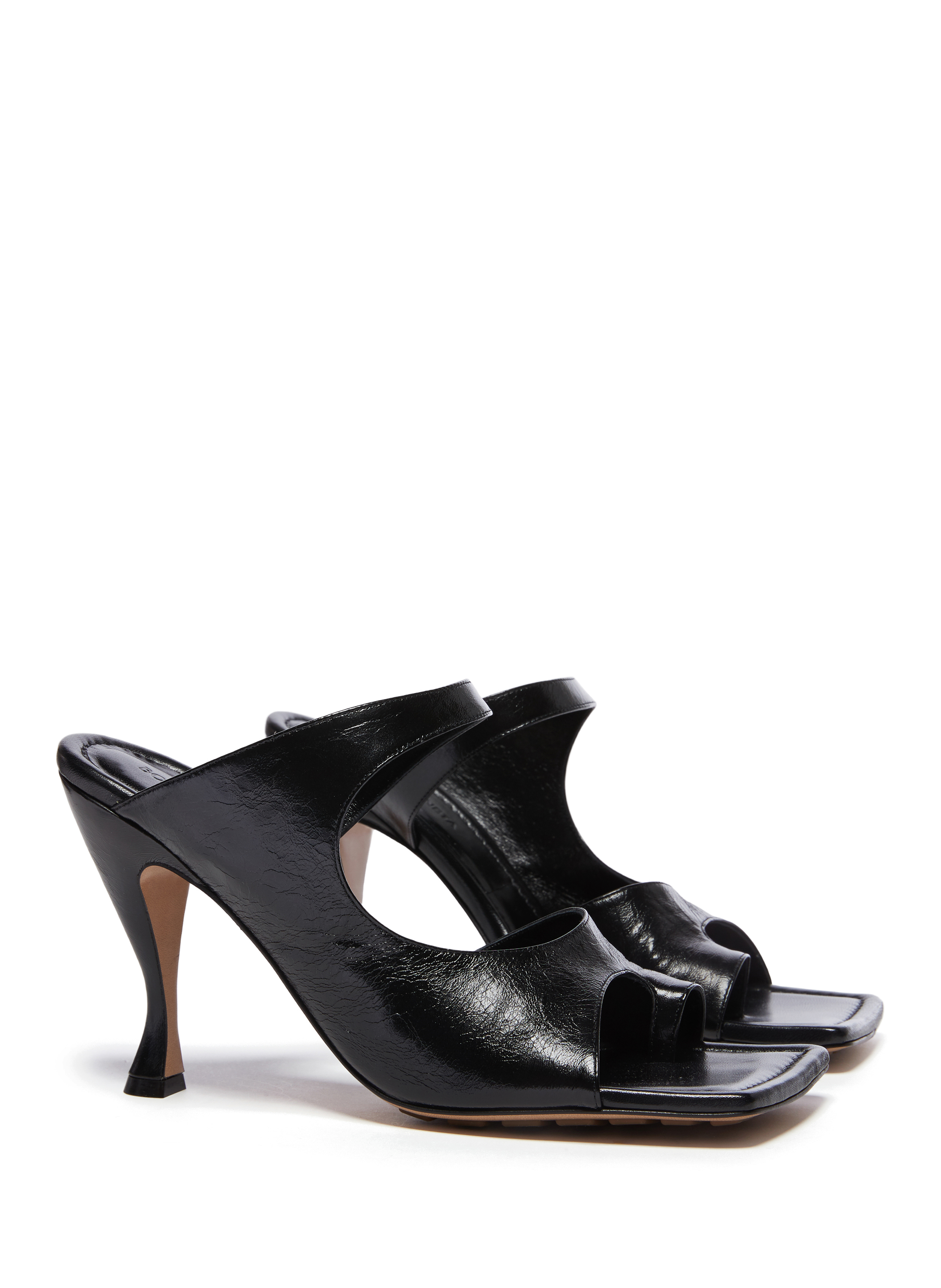 Mules en cuir BOTTEGA VENETA Noir