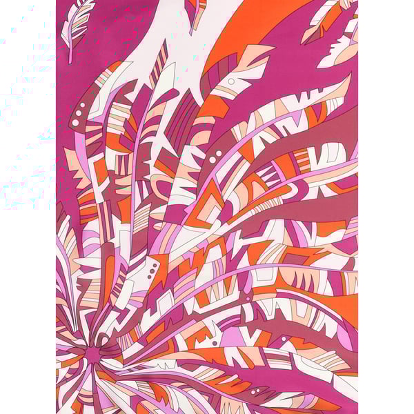 Carré de soie Arabesque