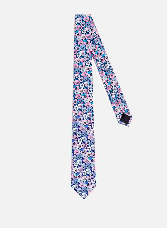 Cravate à imprimé floral en soie Multicolore by AU PRINTEMPS PARIS AU PRINTEMPS PARIS Cravate à imprimé floral en soie Multicolore
