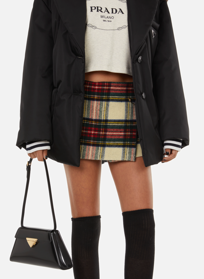 PRADA wool mini skirt