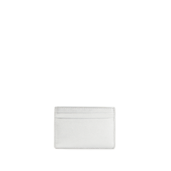 Furla Leather Card Holder In White
