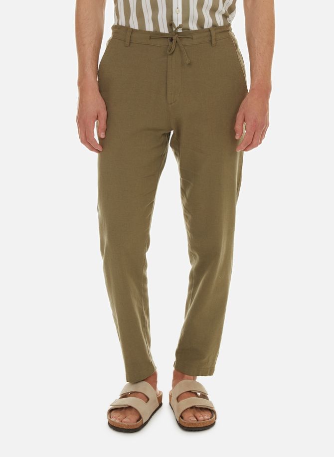 Cotton and linen trousers SELECTED