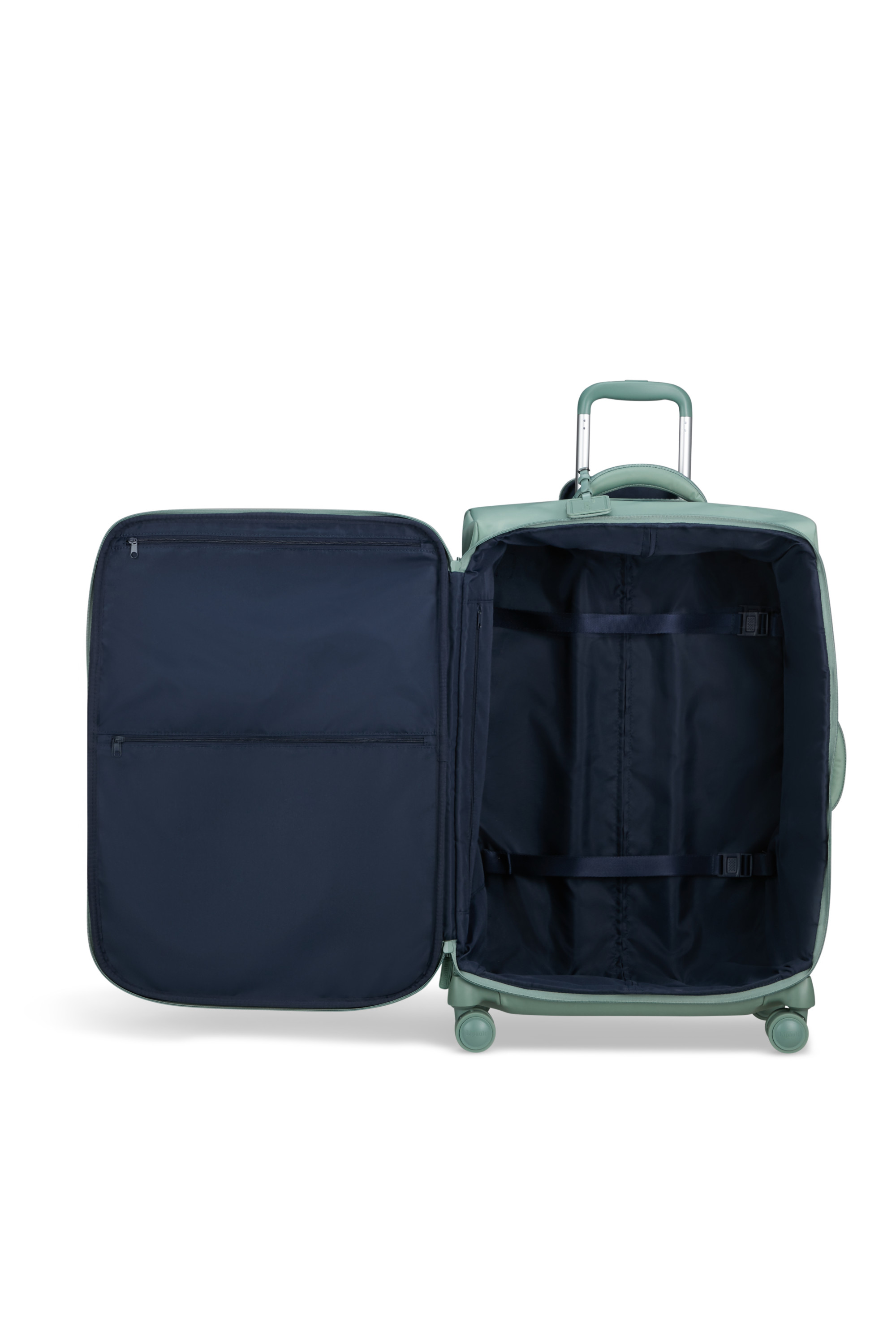 Plume valise 4 roues taille l LIPAULT PARIS Vert