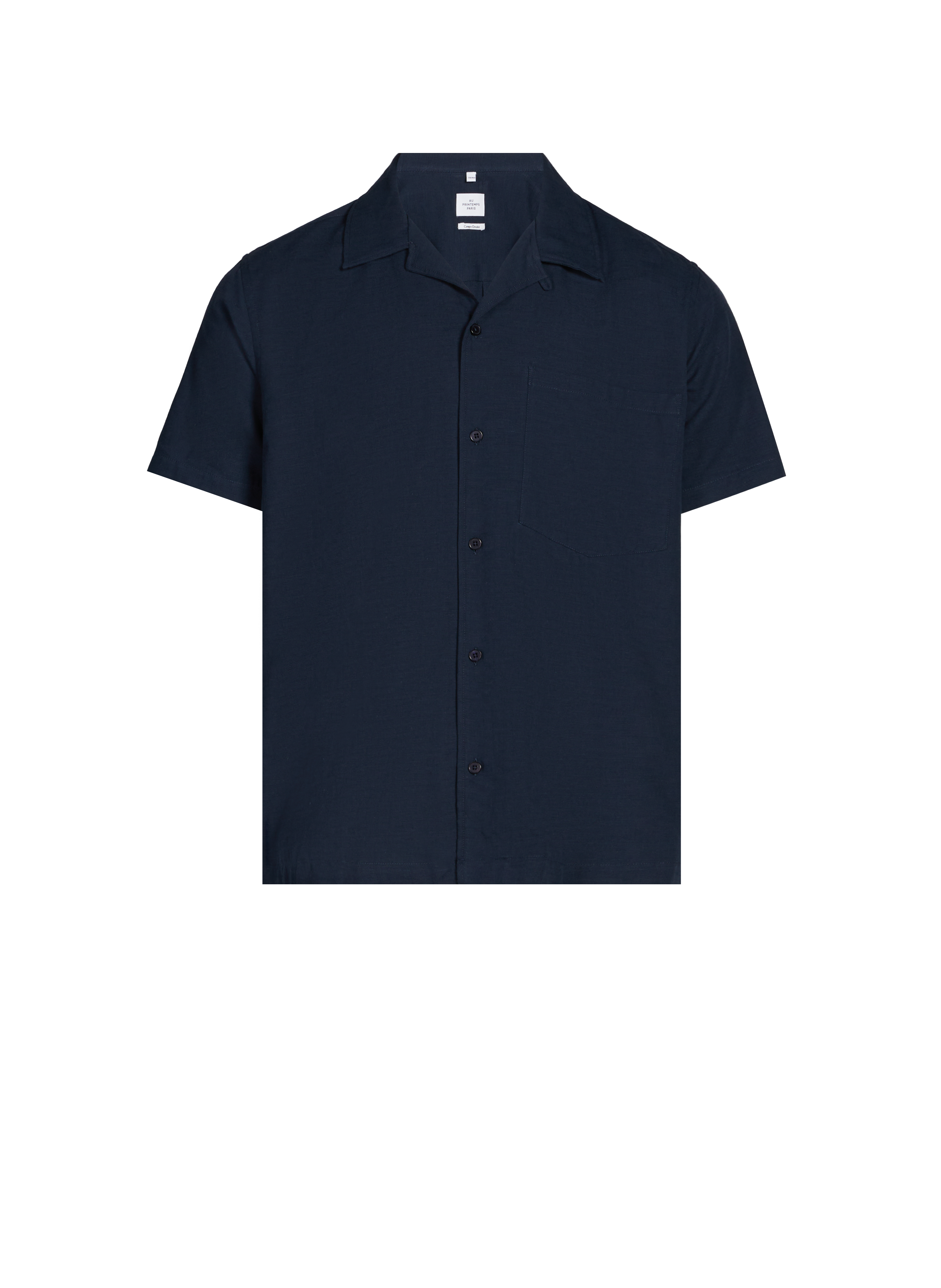 Chemise en coton AU PRINTEMPS PARIS Bleu