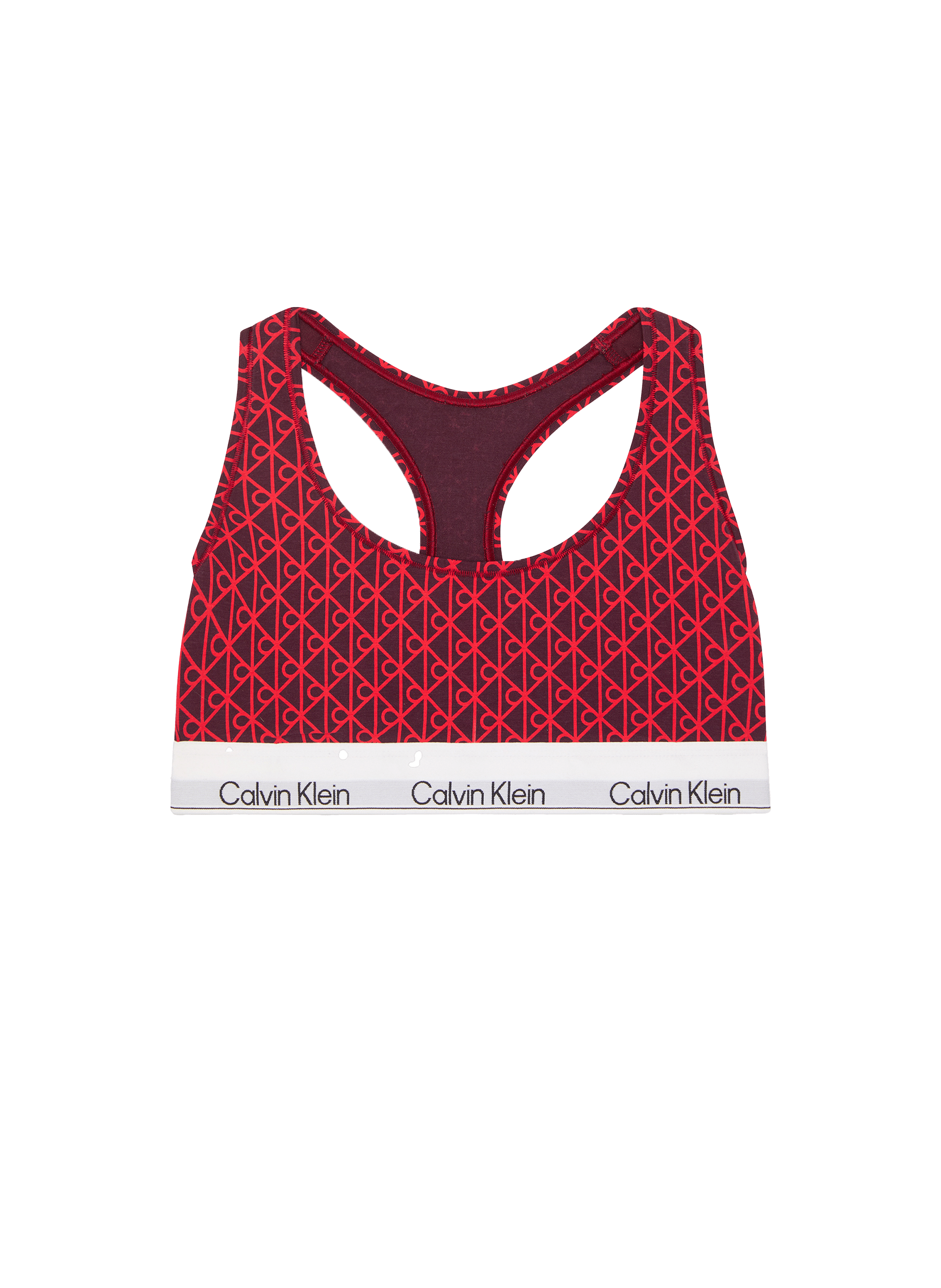 Brassière en coton CALVIN KLEIN Rouge