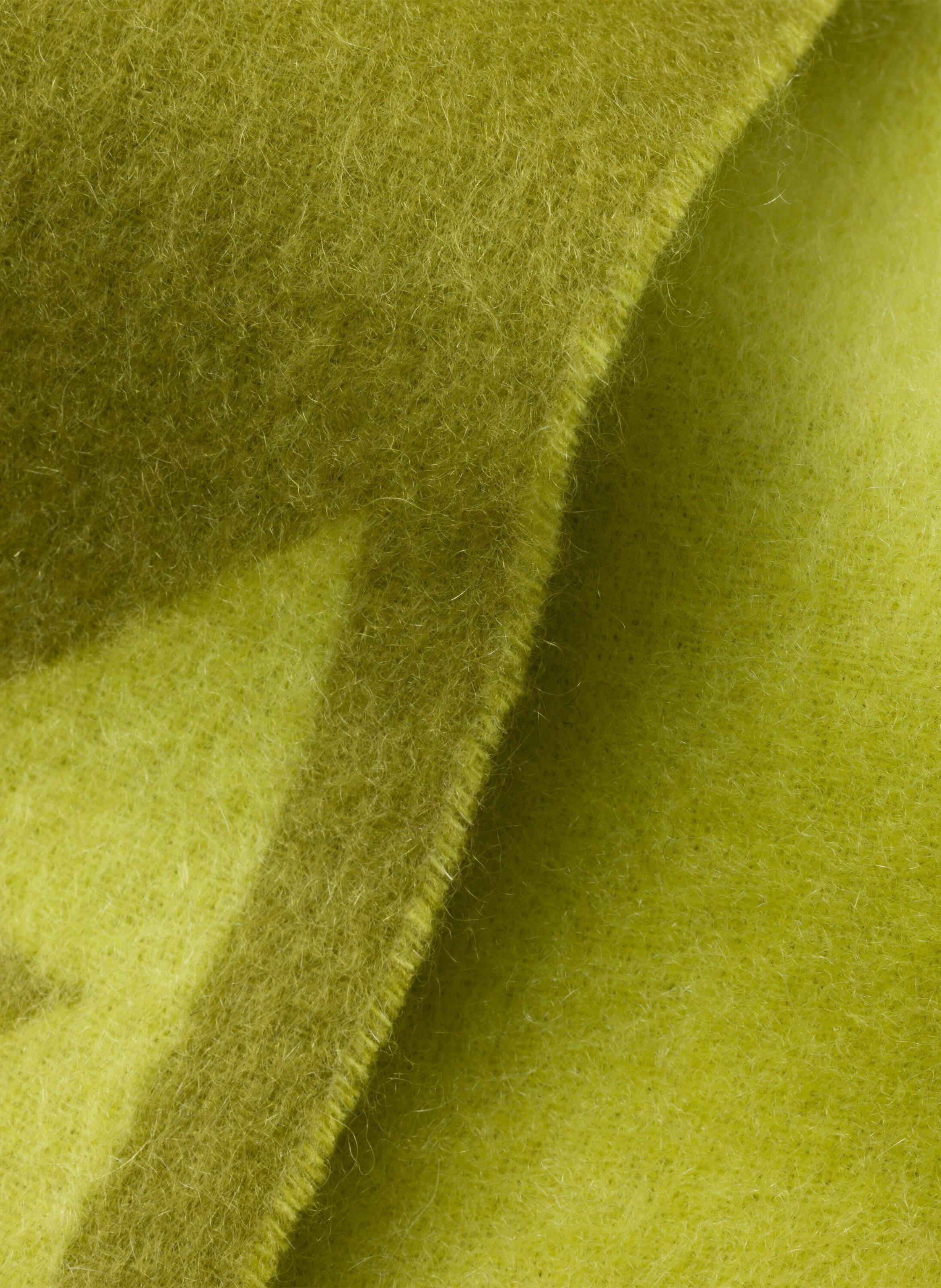 Écharpe en laine et cachemire double face PRADA Jaune