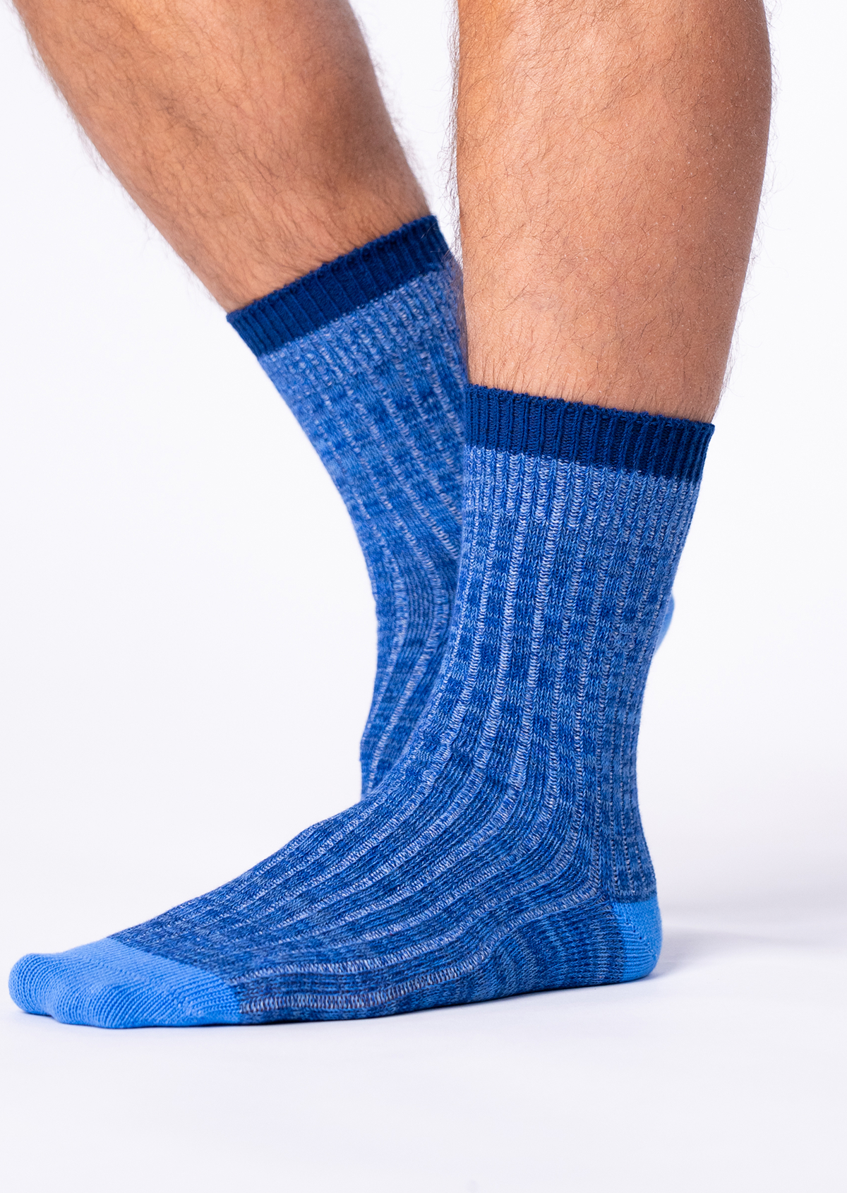 Chaussettes en coton épais club BILLYBELT Bleu