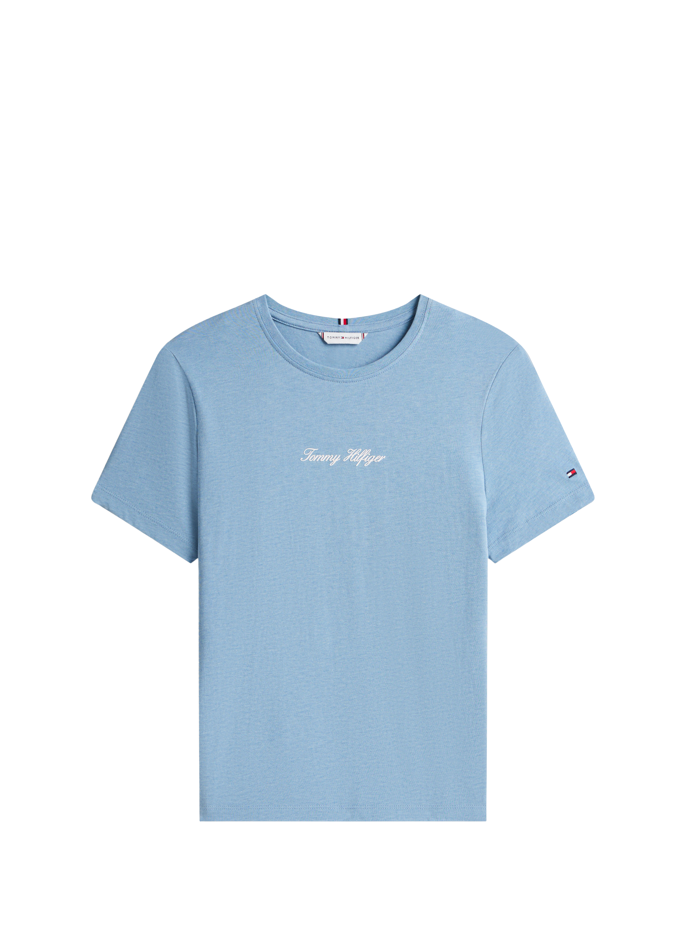 T-shirt à logo en coton TOMMY HILFIGER Bleu