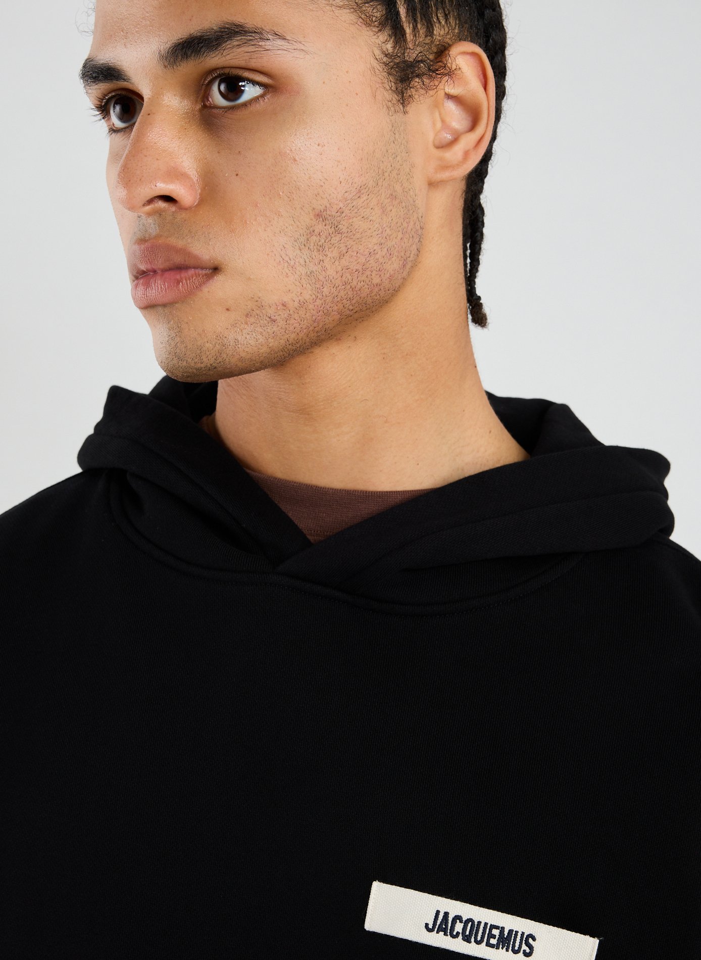 Loose-fit cotton sweatshirt JACQUEMUS Black