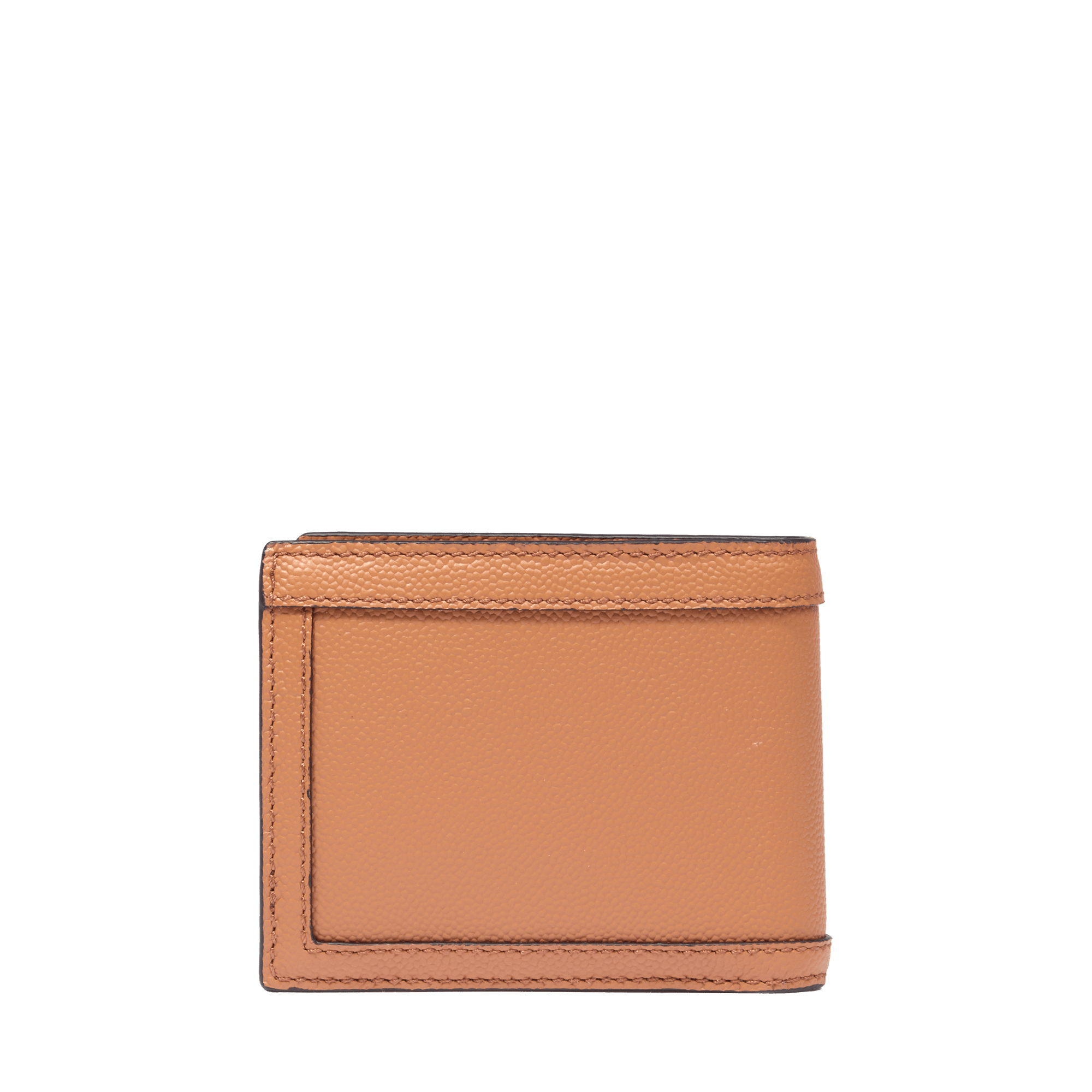 Porte monnaie rabat charlie de lancel en cuir LANCEL Marron