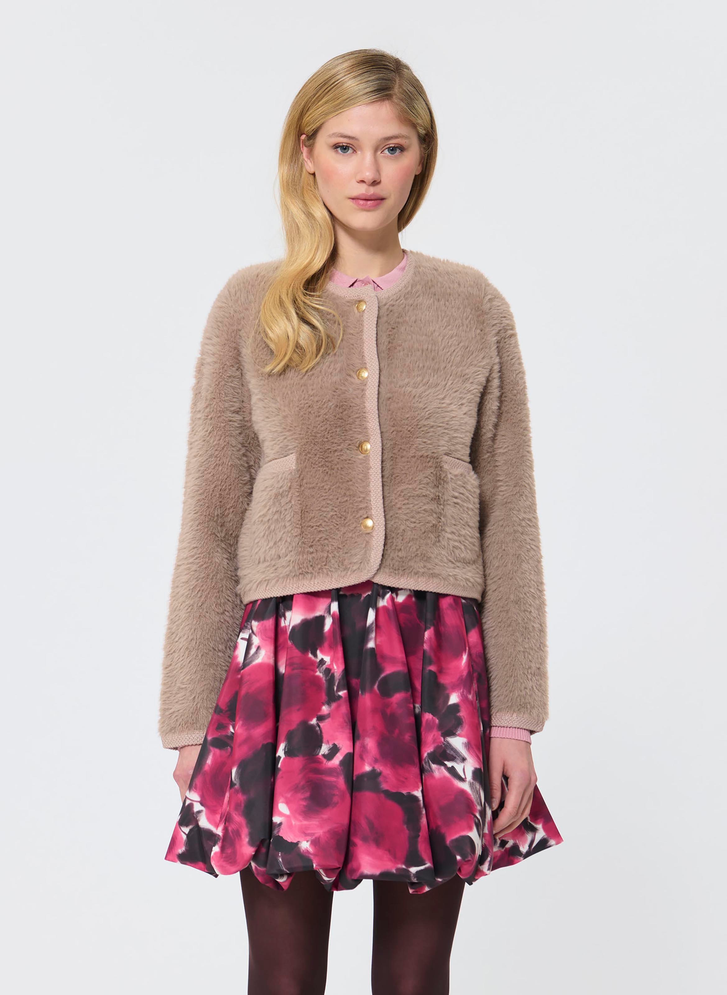 Gilet gatsby taupe TARA JARMON Marron