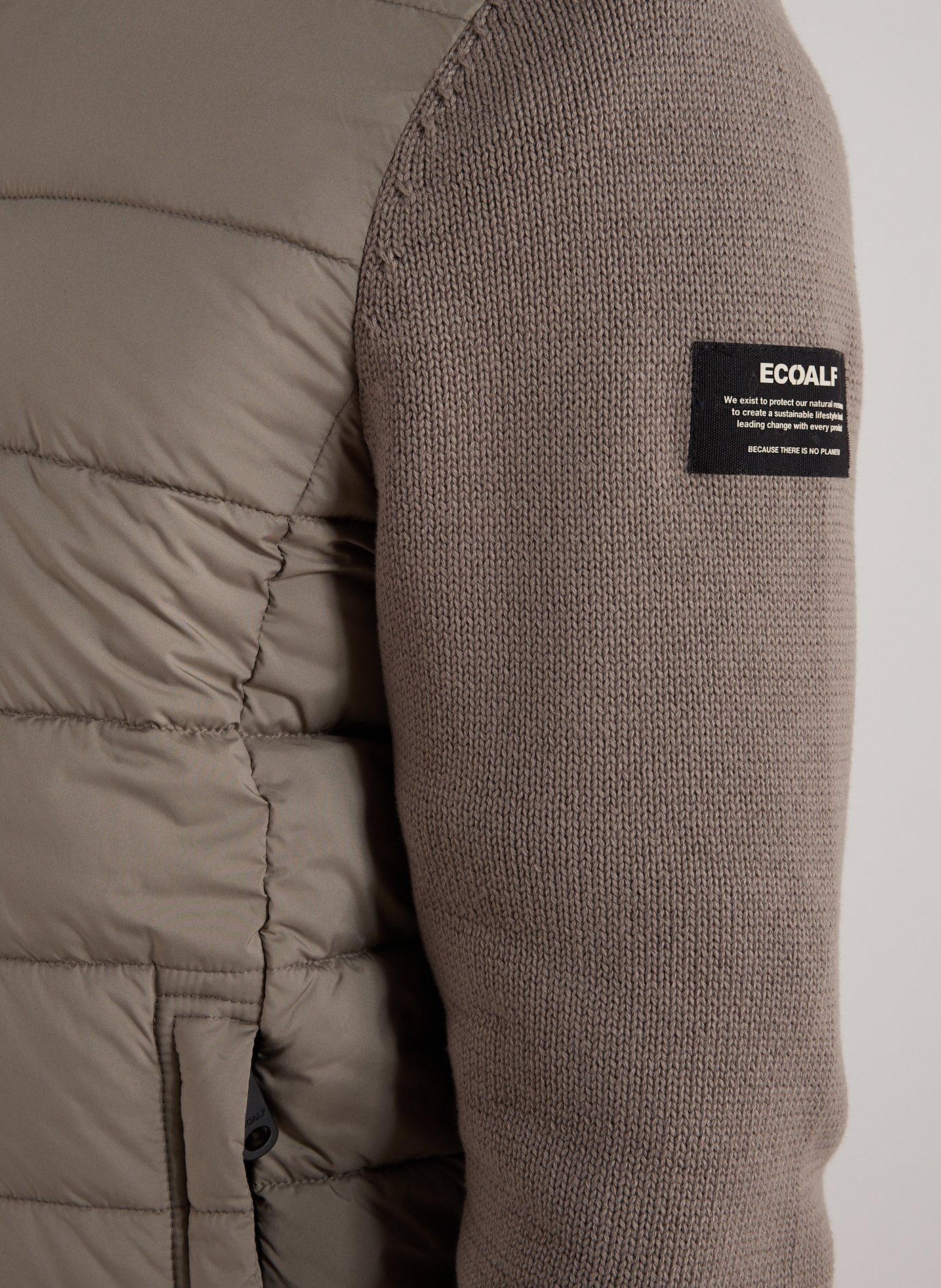 Bimi two-material jacket ECOALF Beige