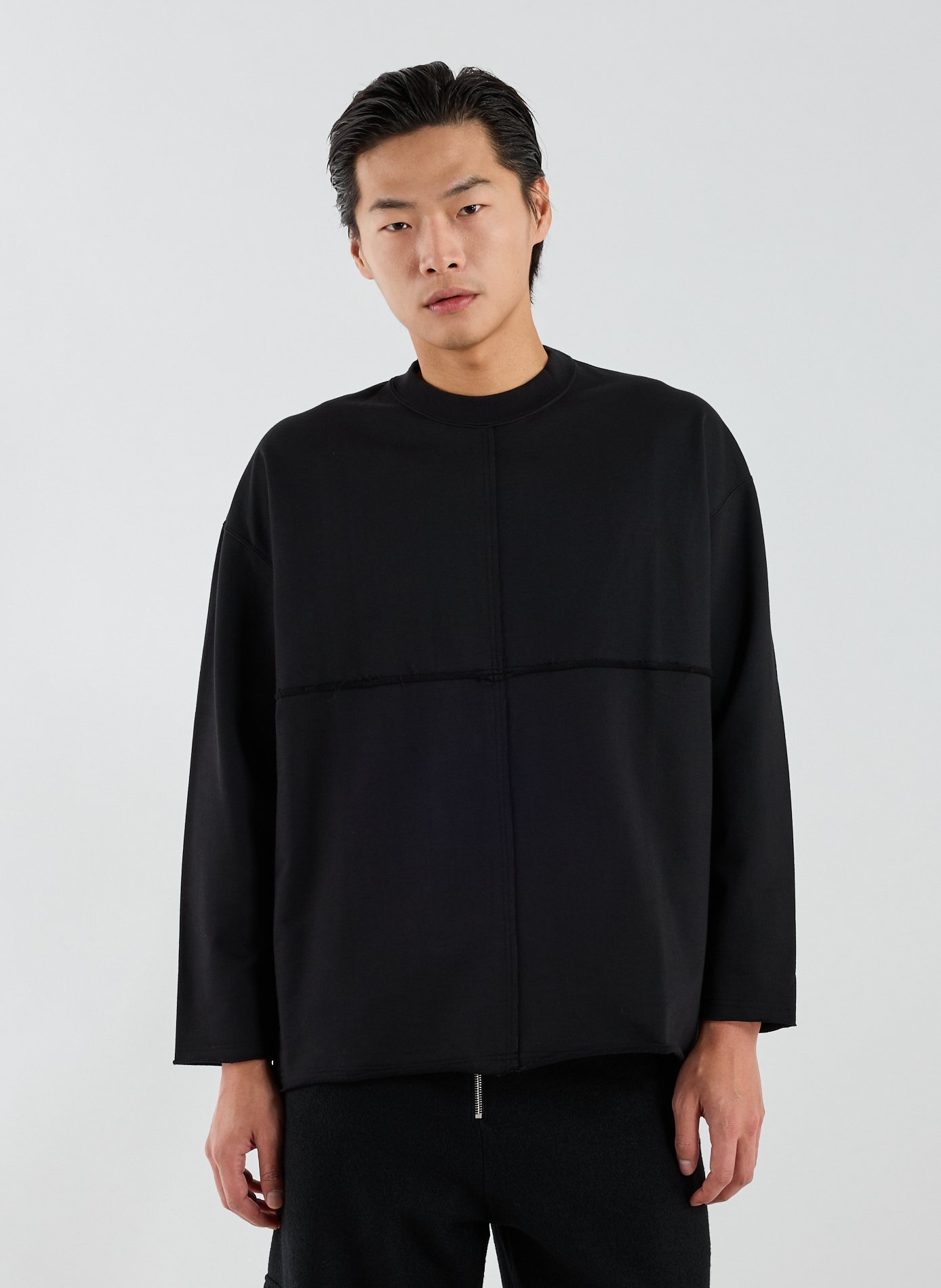Cotton round neck Sweatshirt COMME DES GARCONS HOMME Black