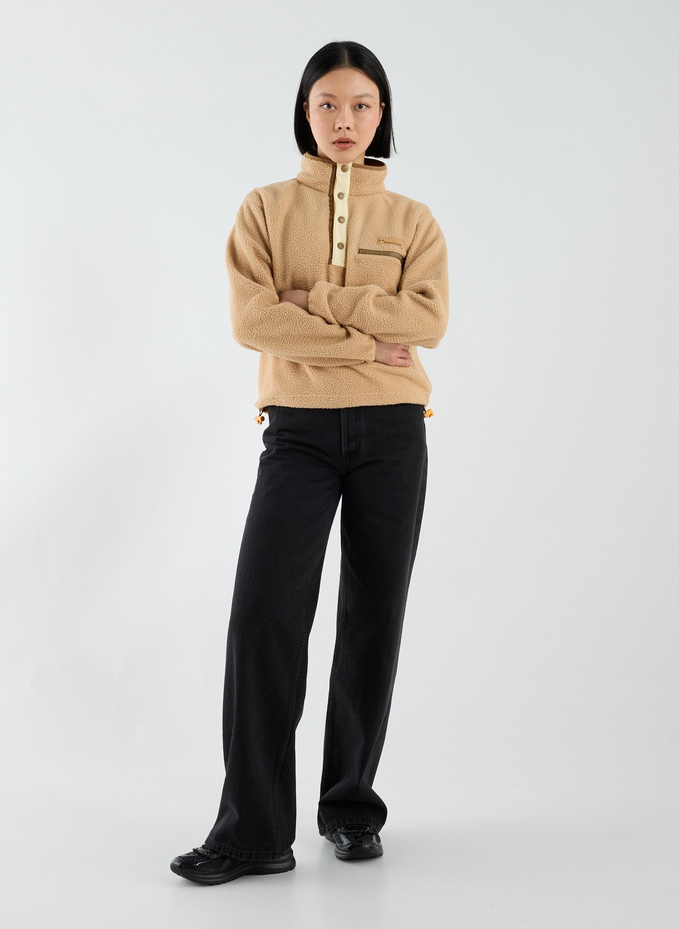 Pull duveteux  COLUMBIA Marron