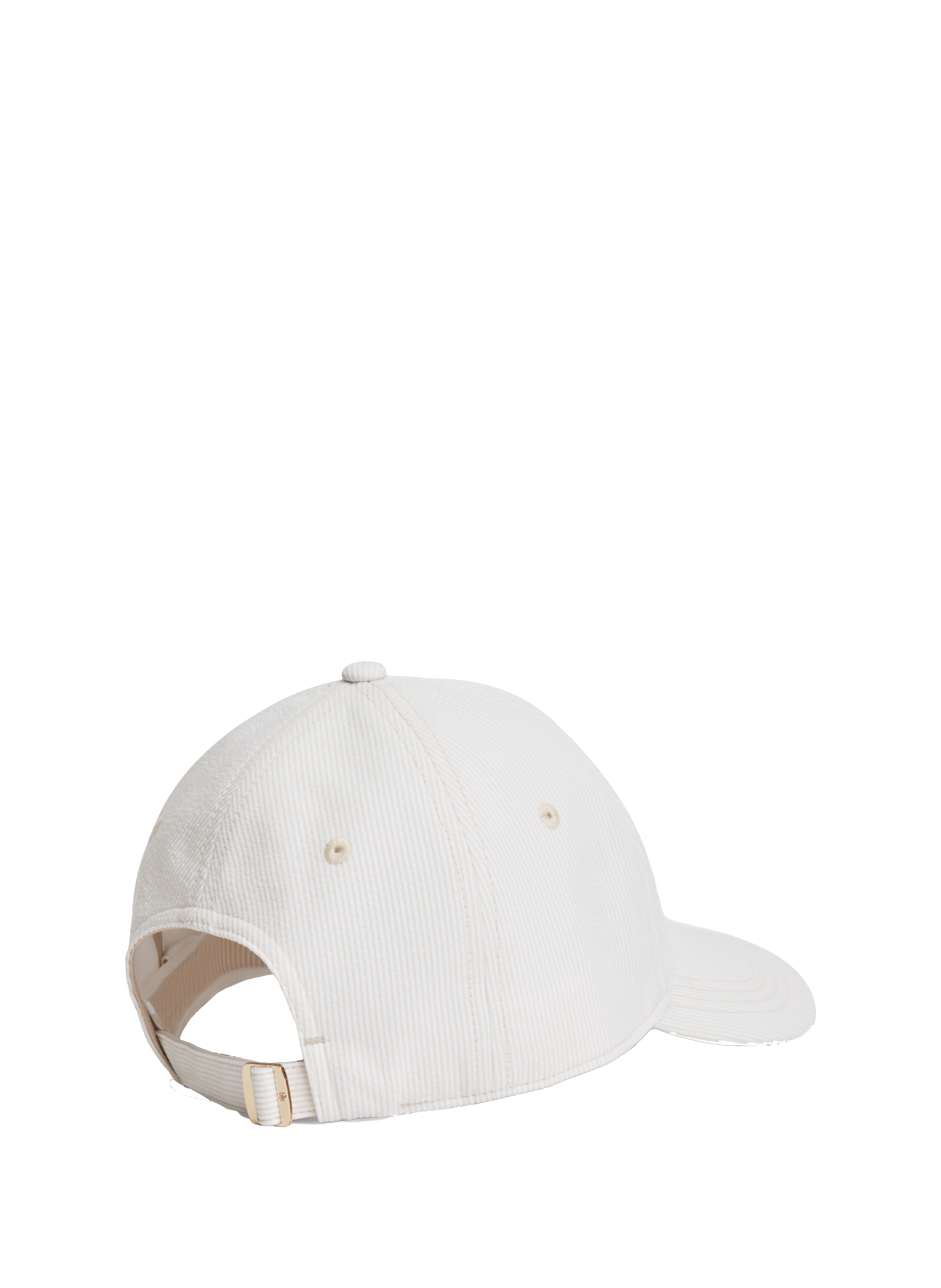 Casquette brodée en coton TOMMY HILFIGER Beige